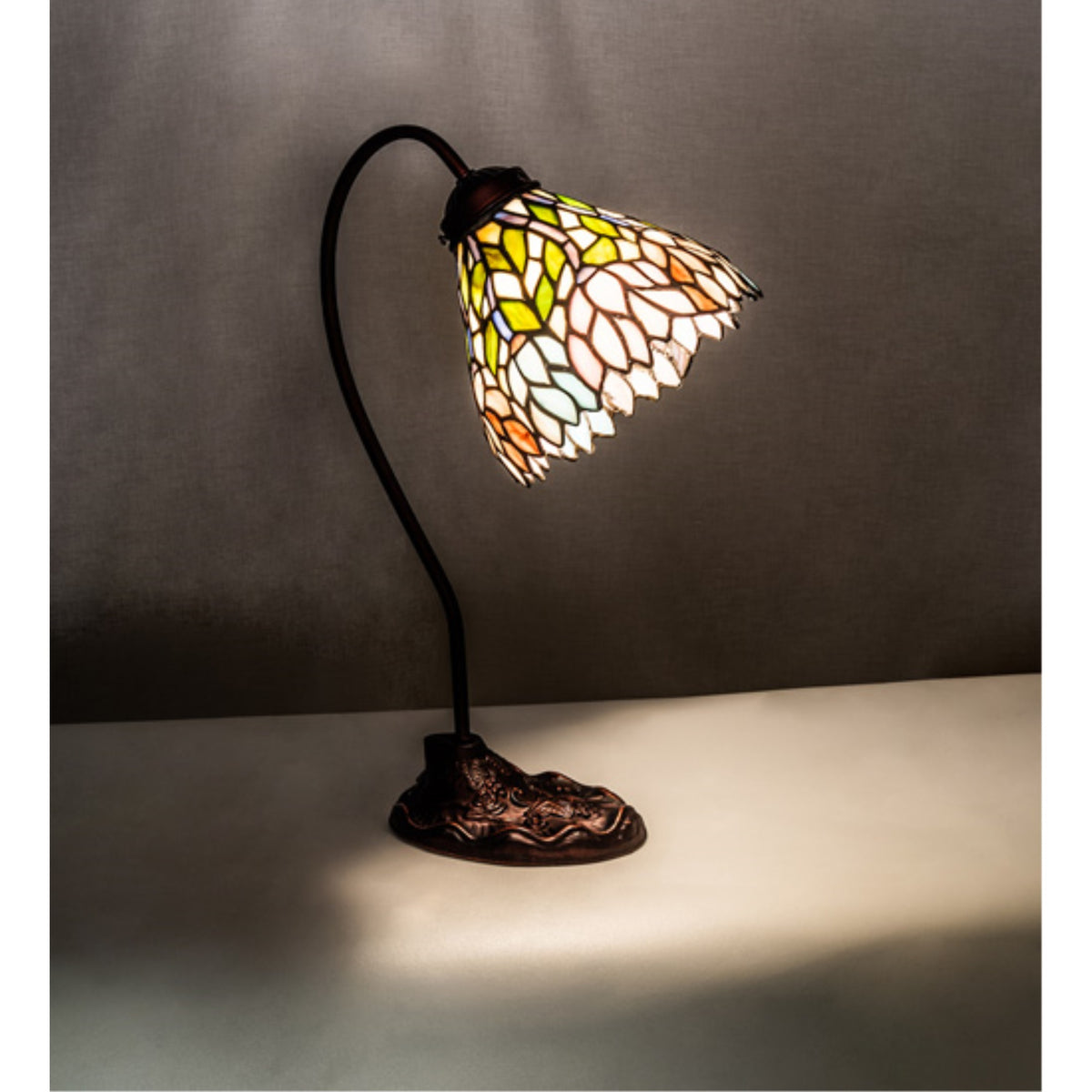 18' High Wisteria Desk Lamp