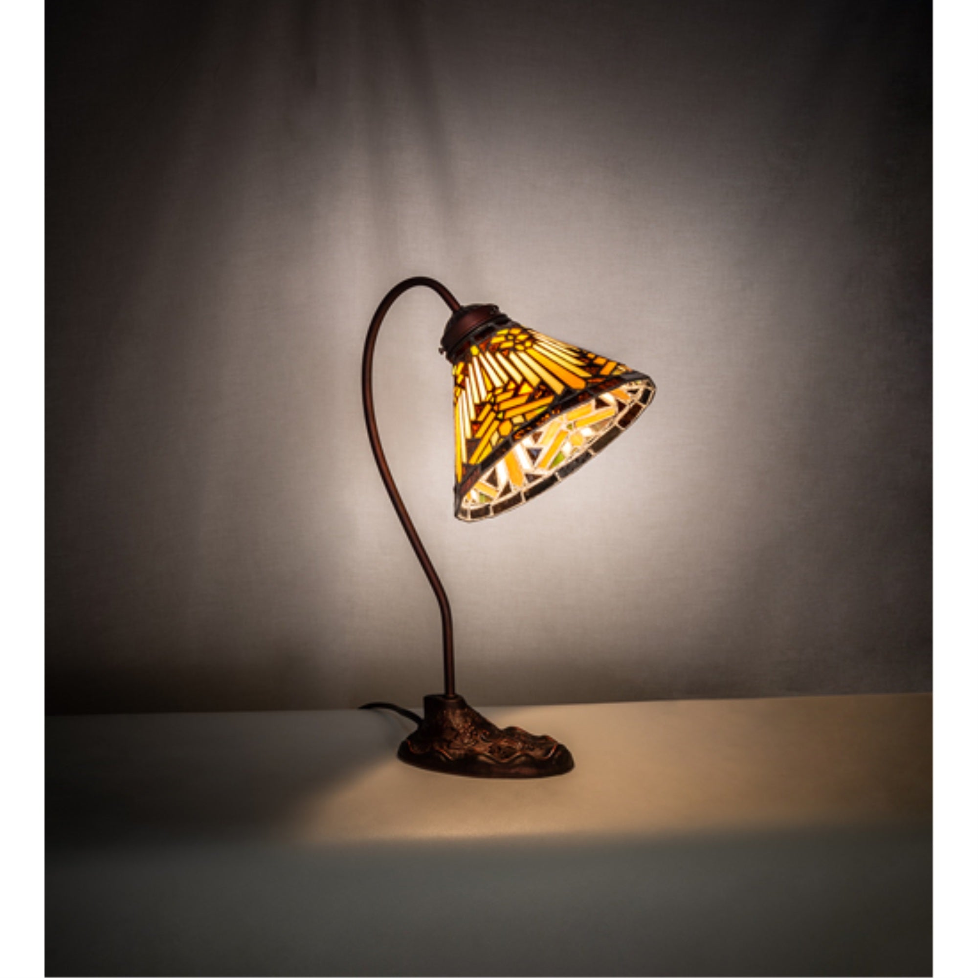 18' High Nuevo Mission Desk Lamp