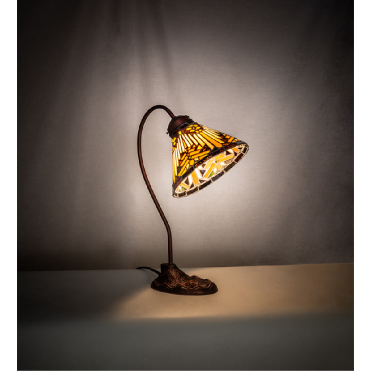18' High Nuevo Mission Desk Lamp