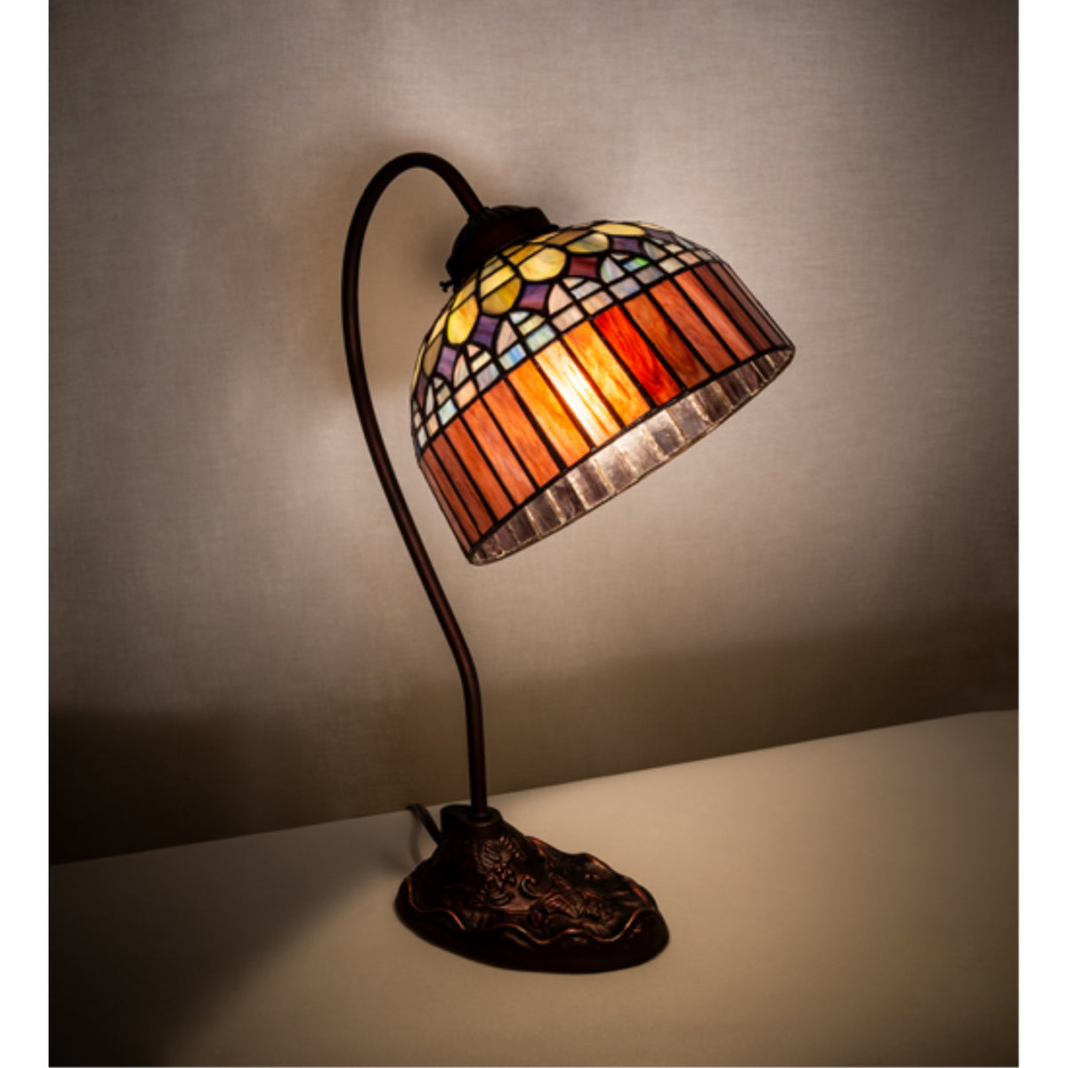 18' High Tiffany Candice Desk Lamp