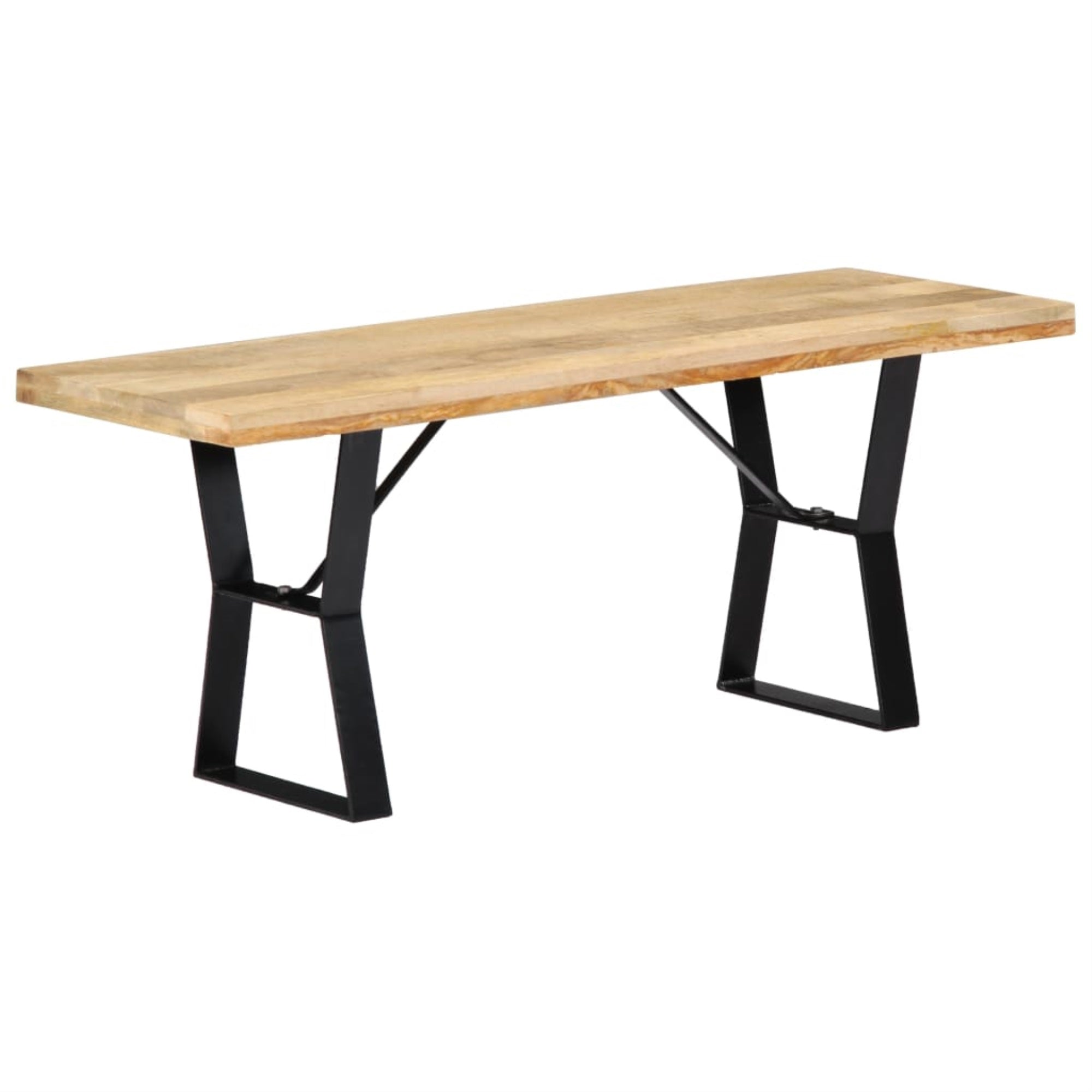 Vidaxl Bench 43.3' Solid Mango Wood