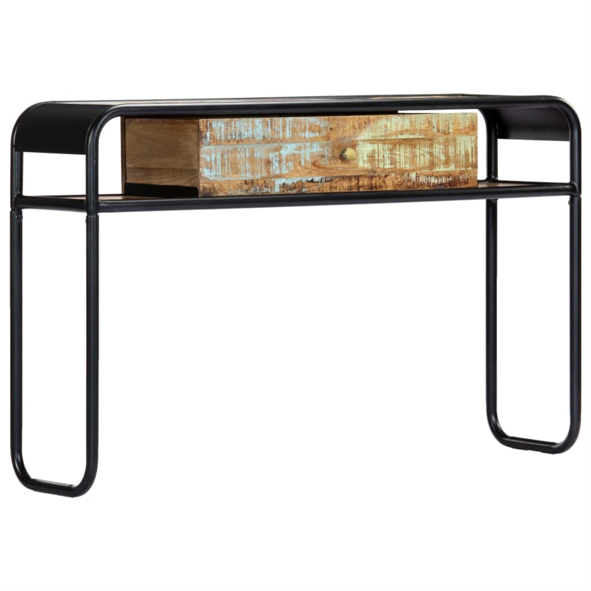 Vidaxl Console Table 46.5'X11.8'X29.5' Solid Reclaimed Wood
