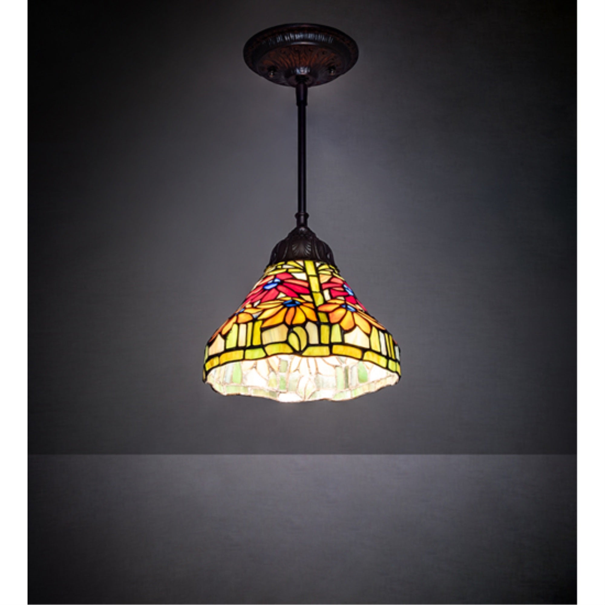 8' Wide Poinsettia Mini Pendant