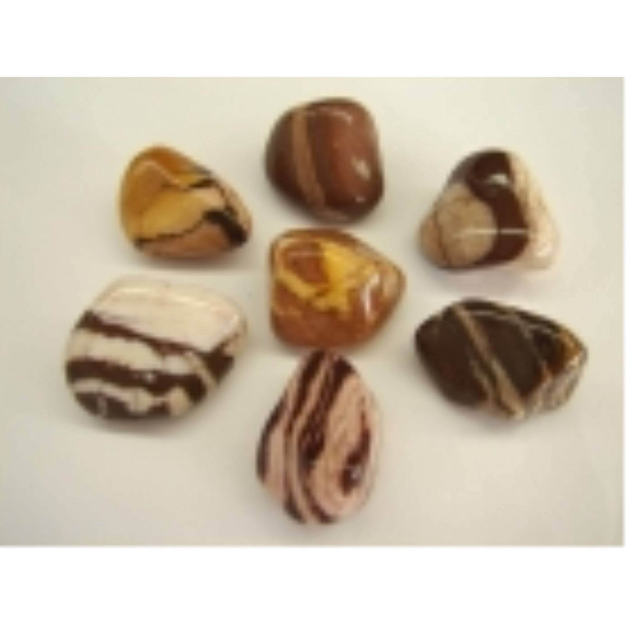 Bag of Zebra Jasper Natural Stone