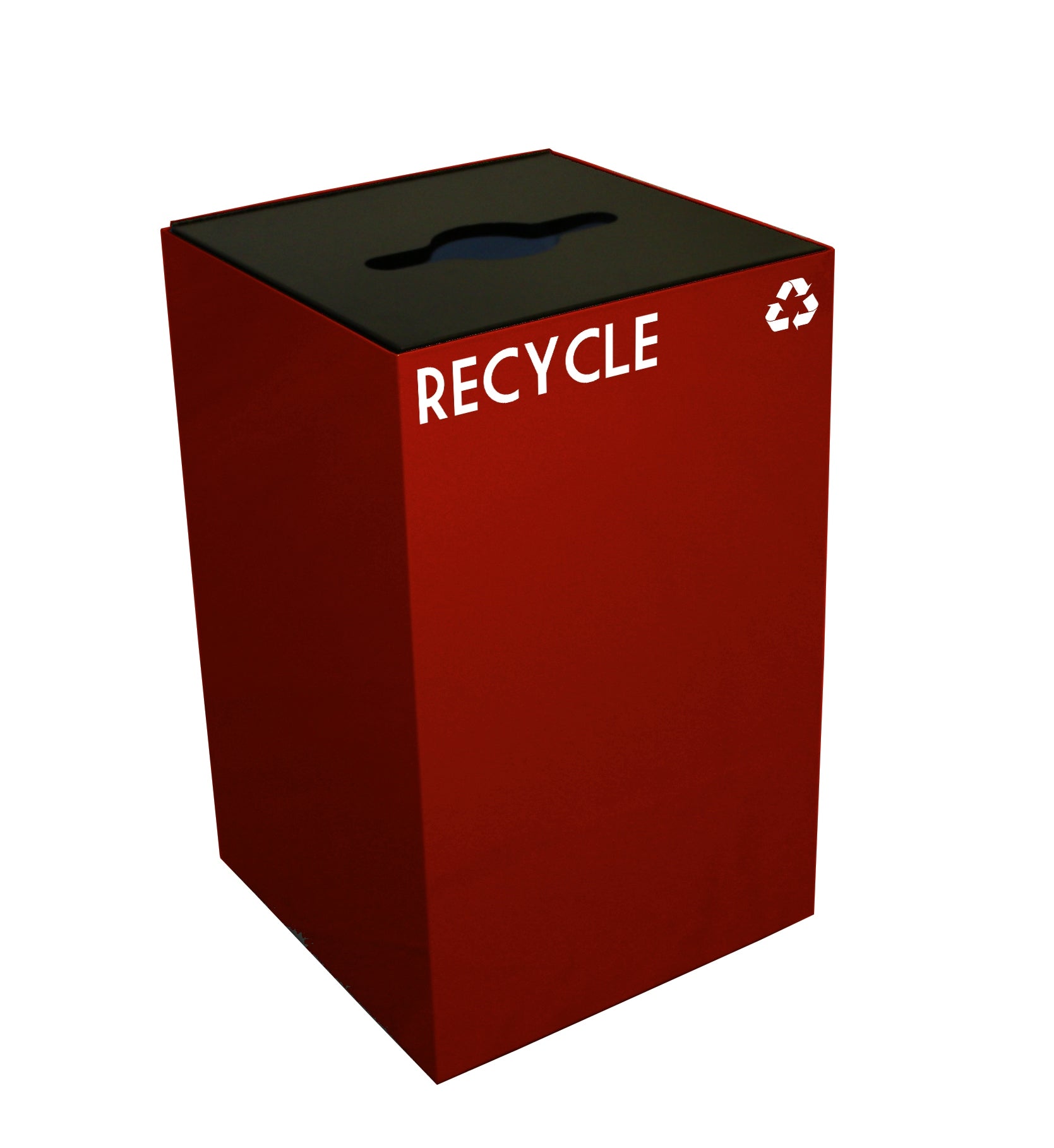 24Gc04-Sc-Vv Ergode Recycling Containers - Compact & Customizable Square Shape, 4 Sizes, 4 Colors, 4 Lid Options, Durable Steel