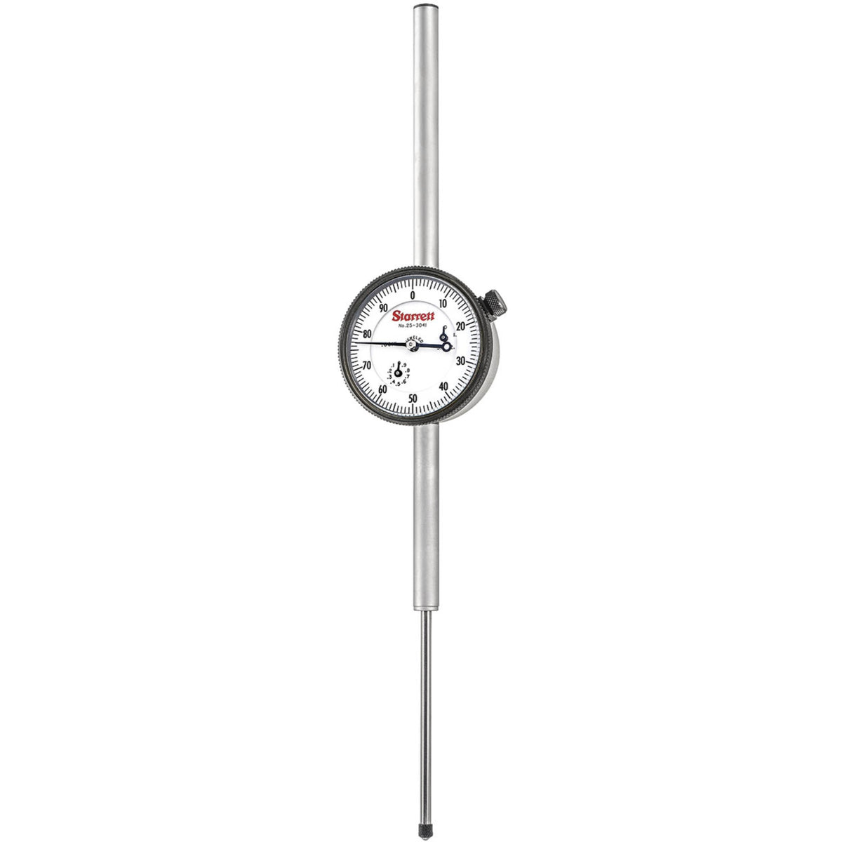25-3041J Dial Indicator, 3.000' Measuring Range, .001' Graduation, 0-100 Dial Reading, Agd Group 2,  Jeweled Bearings, Lug-On-Center Back