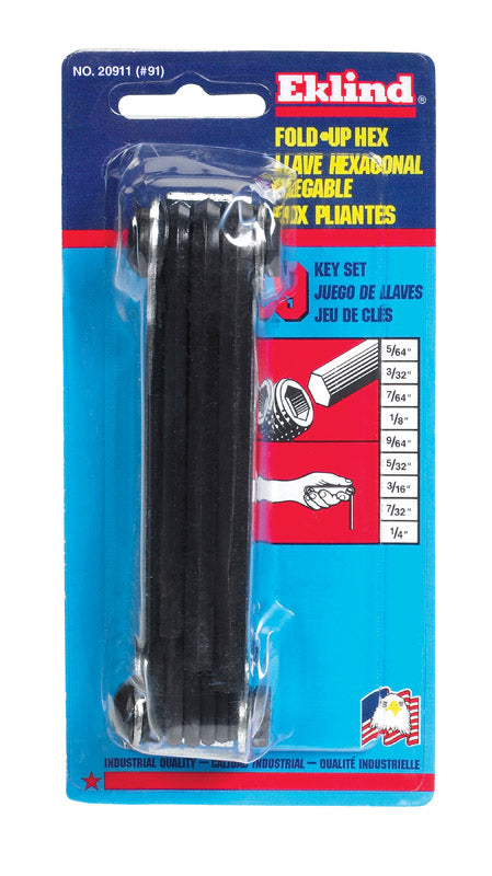 Hex Key Set 5/64-1/4Fold (Pack Of 1)