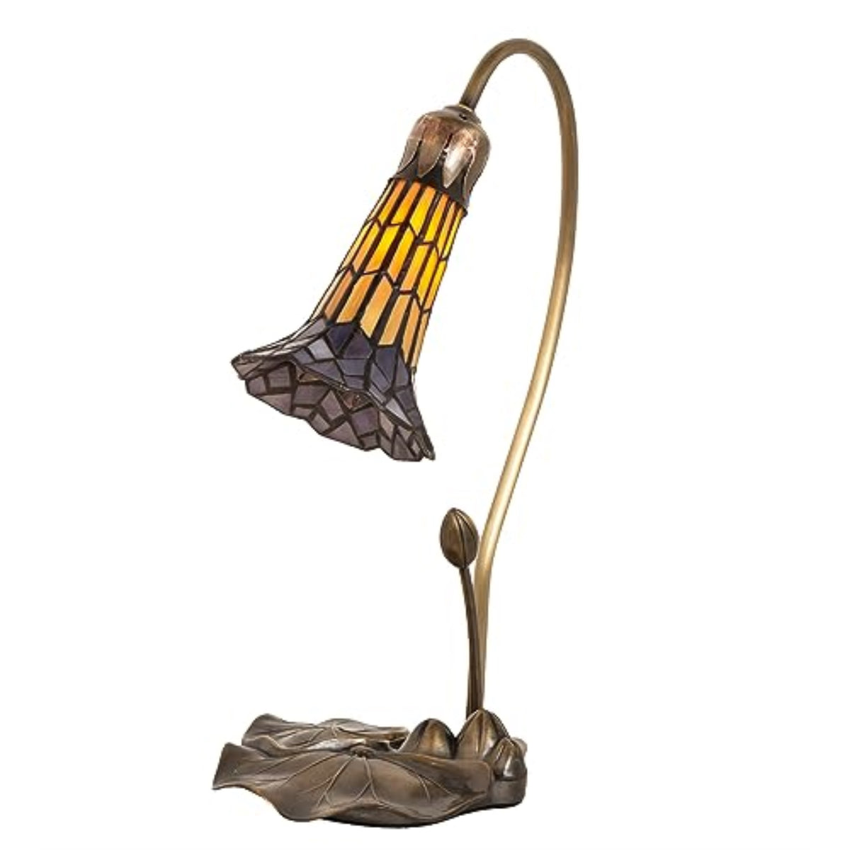 16' High Stained Glass Pond Lily Accent Lamp