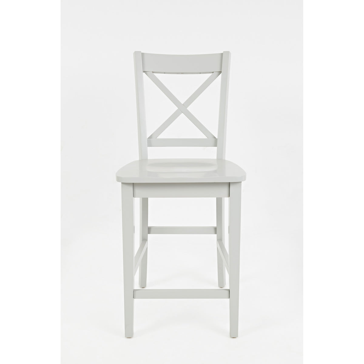 Simplicity Solid Wood Classic X-Back Counter Stool (Set Of 2)