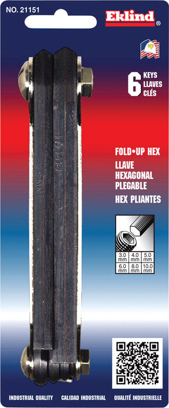 Hex Key Set 4-10Mm Fold (Pack Of 1)