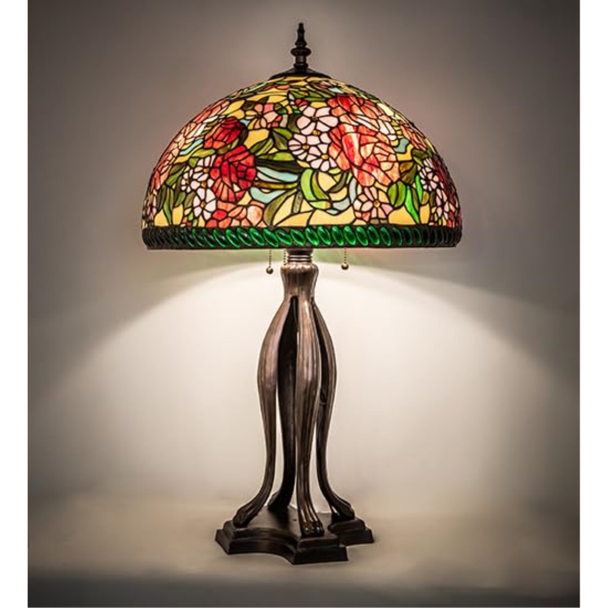 33' High Romance Rose Table Lamp