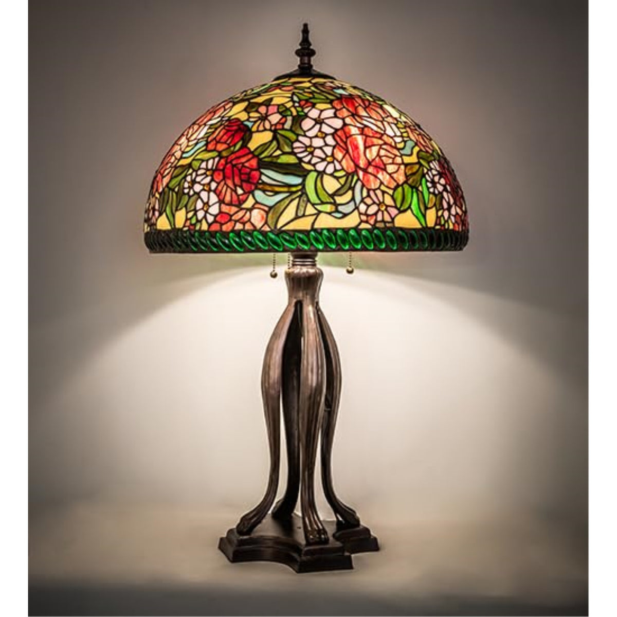 33' High Romance Rose Table Lamp
