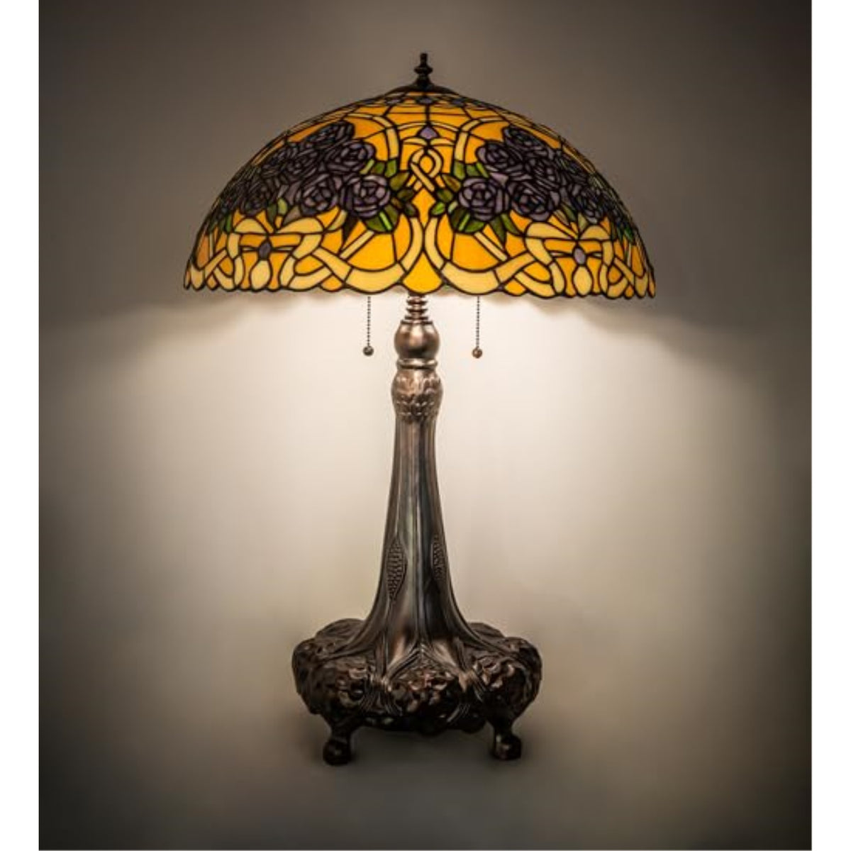 31' High Rose Bouquet Table Lamp