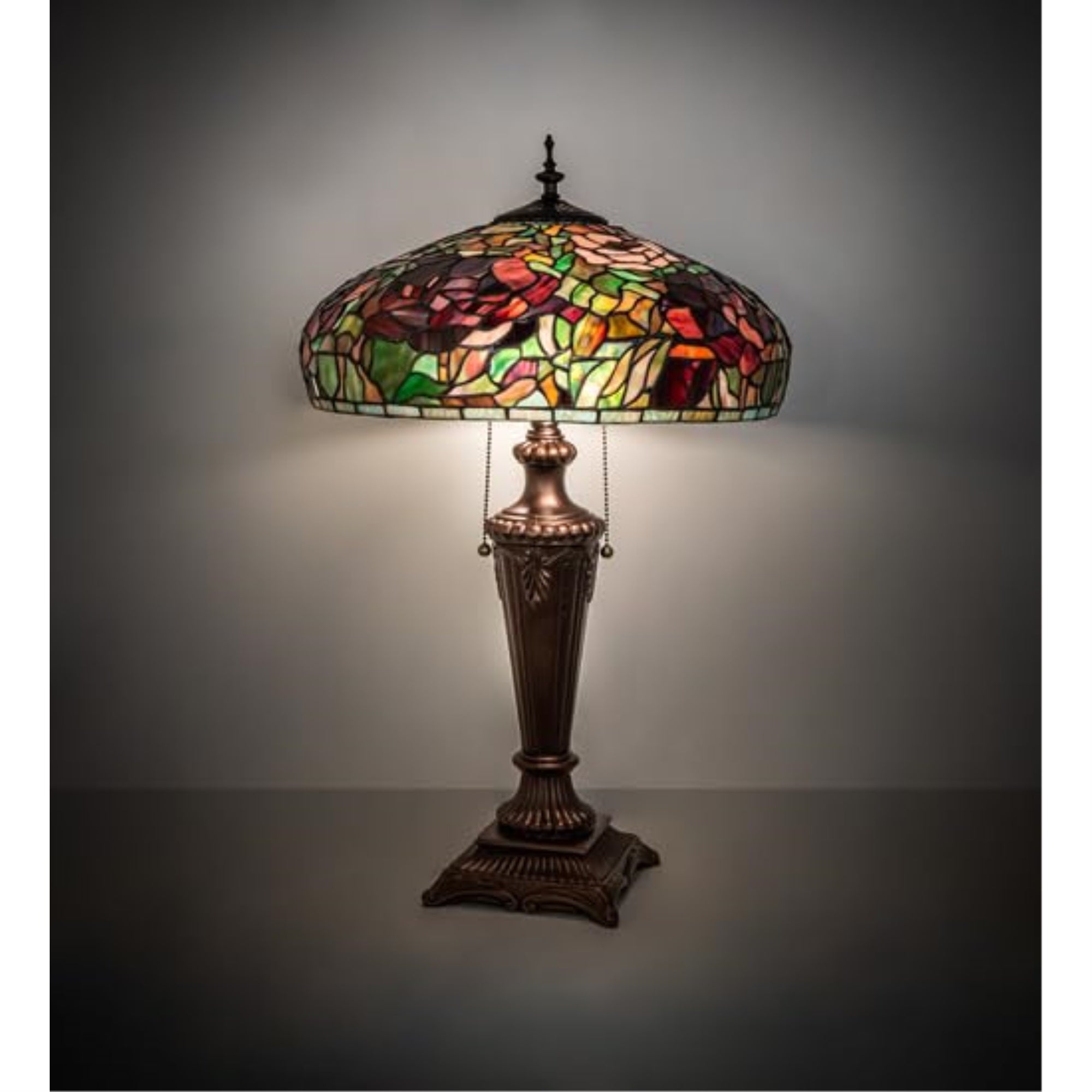 26' High Tiffany Peony Table Lamp