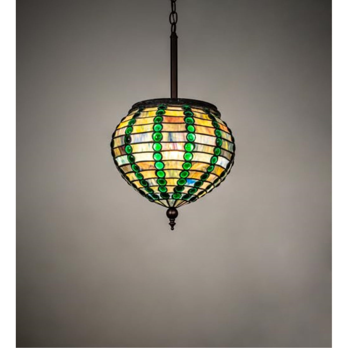 13' Wide Jeweled Beehive Pendant