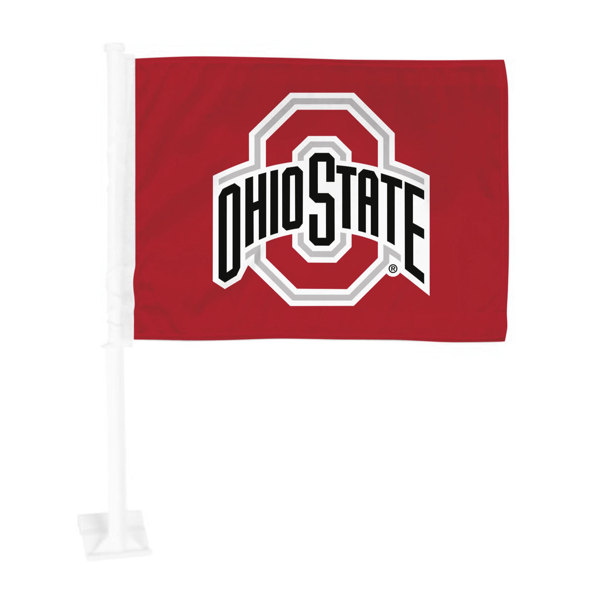 Ohio State Buckeyes Car Flag Large 1Pc 11 X 14