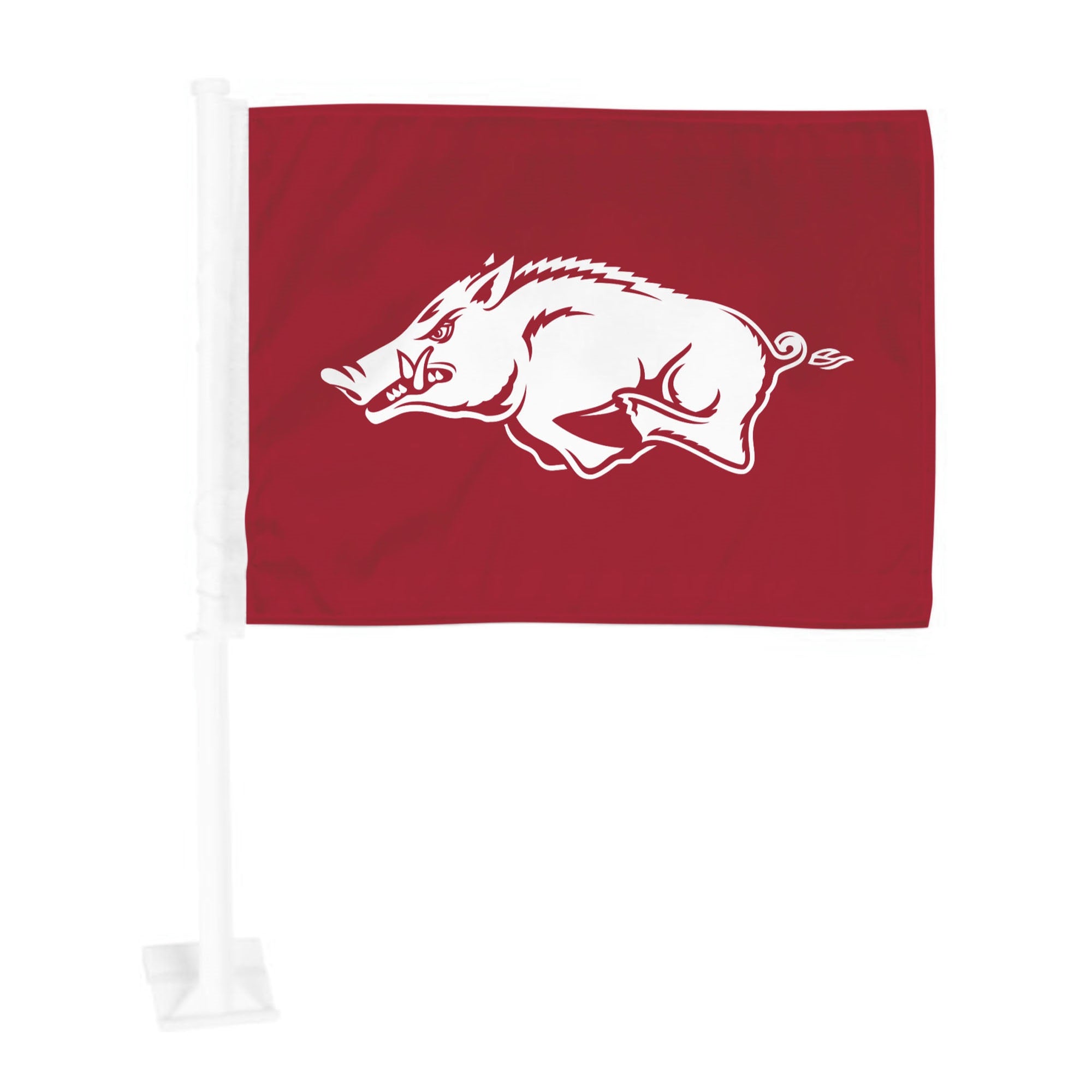 Arkansas Razorbacks Car Flag Large 1Pc 11 X 14