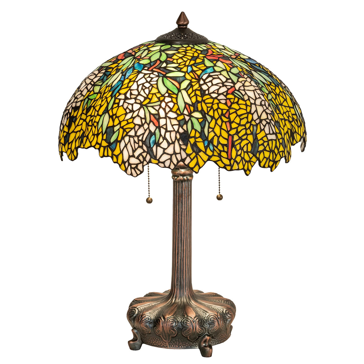 23' High Tiffany Laburnum Table Lamp