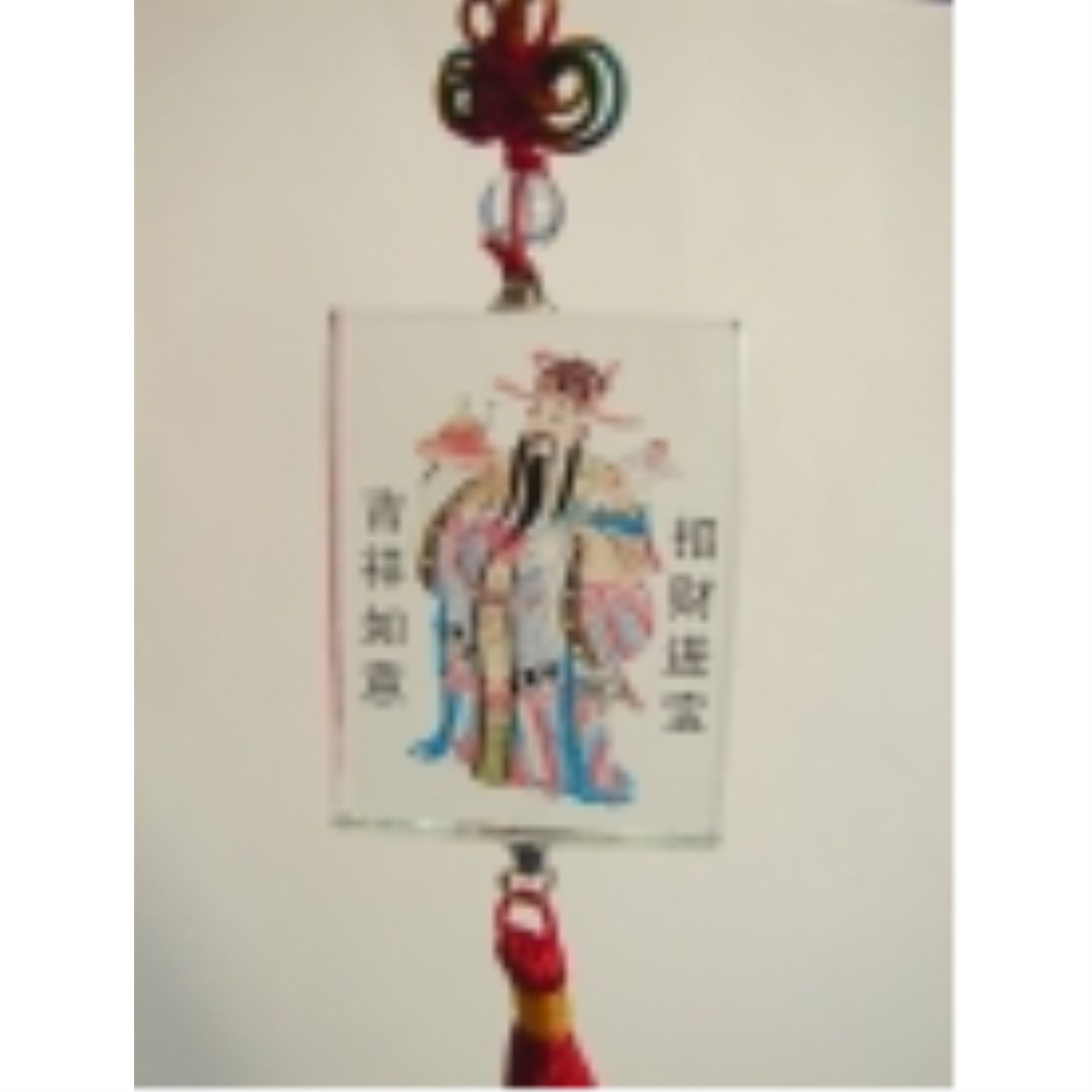 Wealthy God Crystal Charm