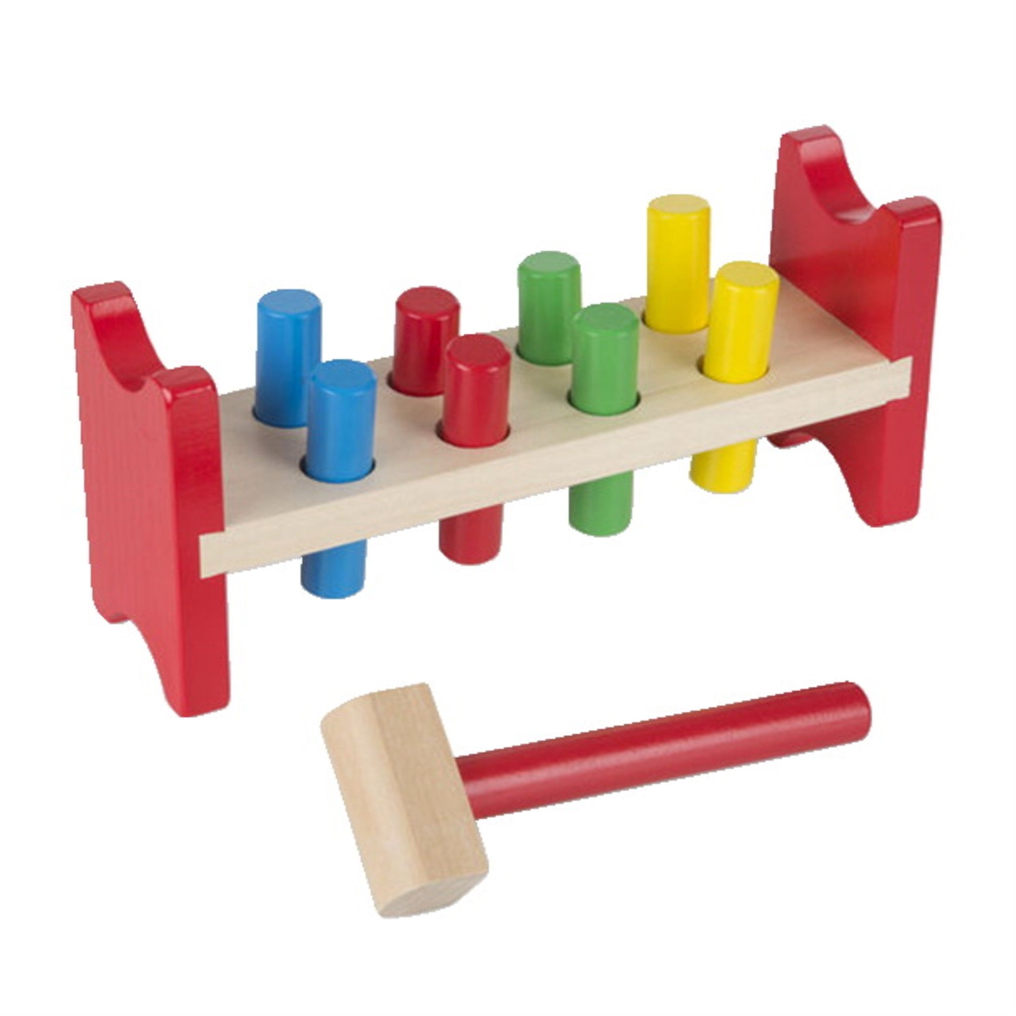 Melissa &Amp; Doug Wooden Pound A Peg Bench