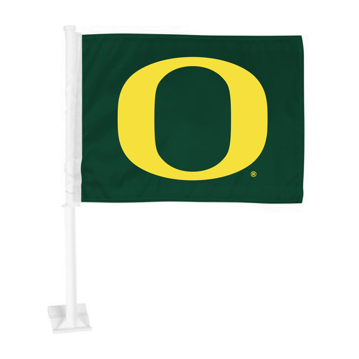 Oregon Ducks Car Flag Large 1Pc 11 X 14