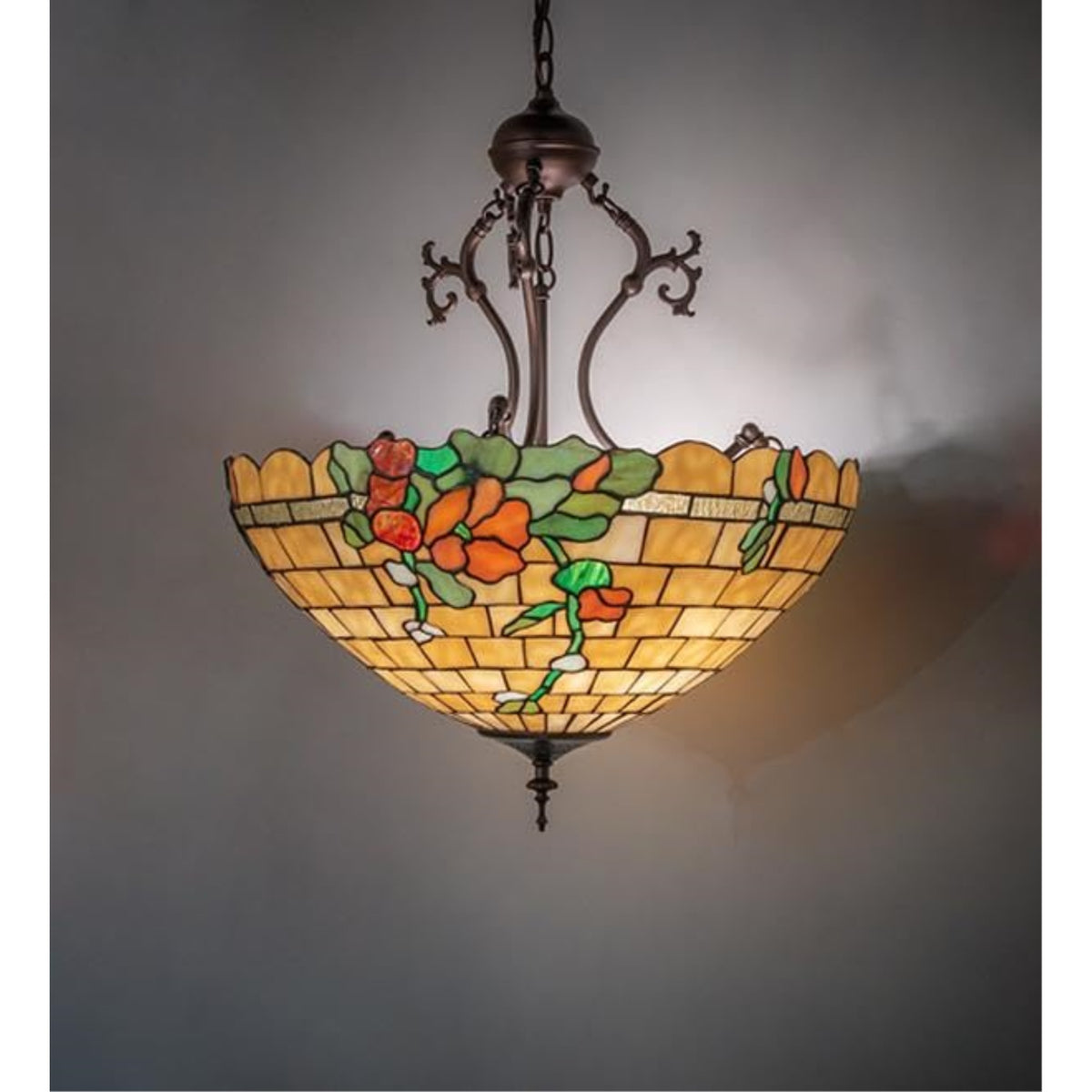20' Wide Duffner & Kimberly Hollyhock Inverted Pendant