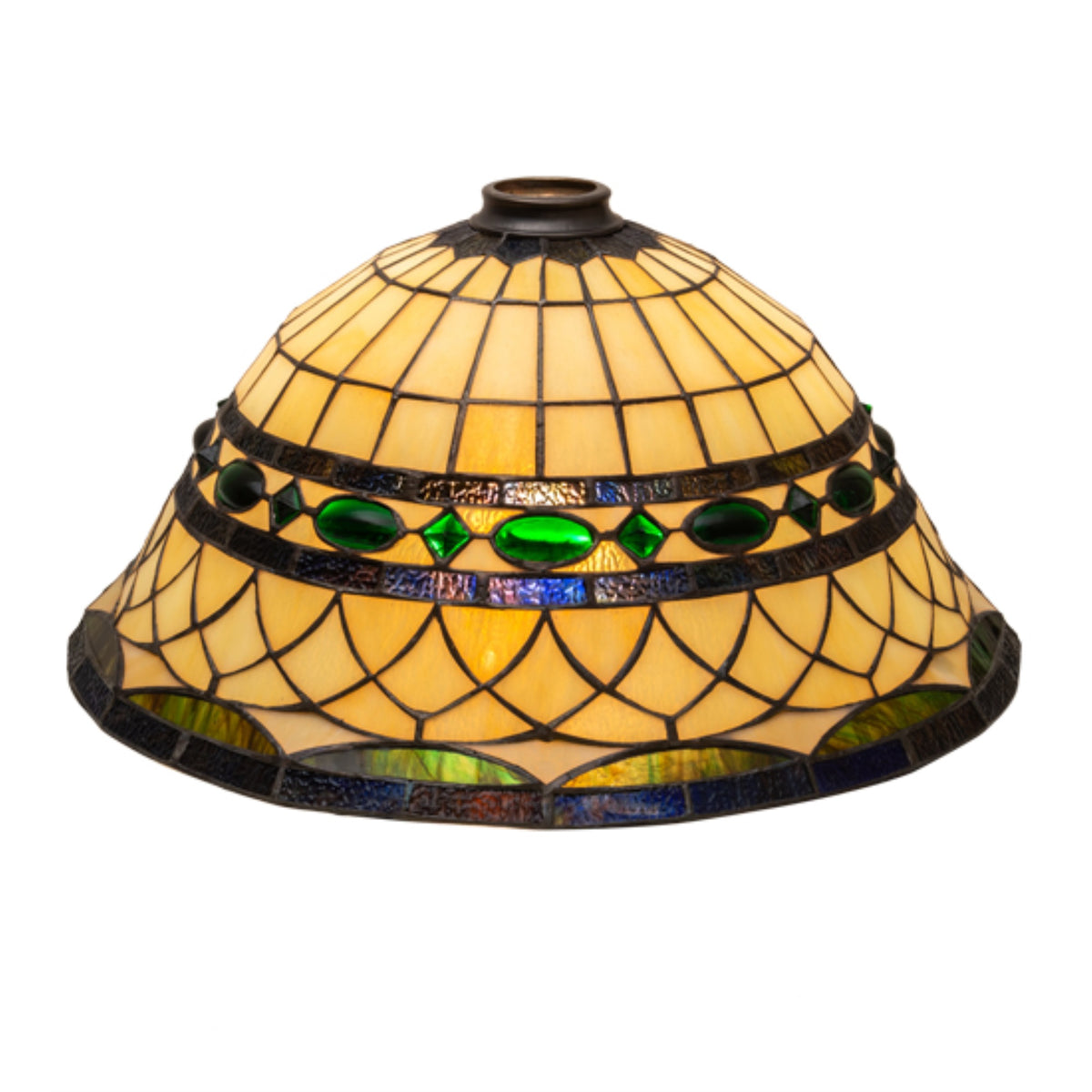 16' Wide Tiffany Roman Shade