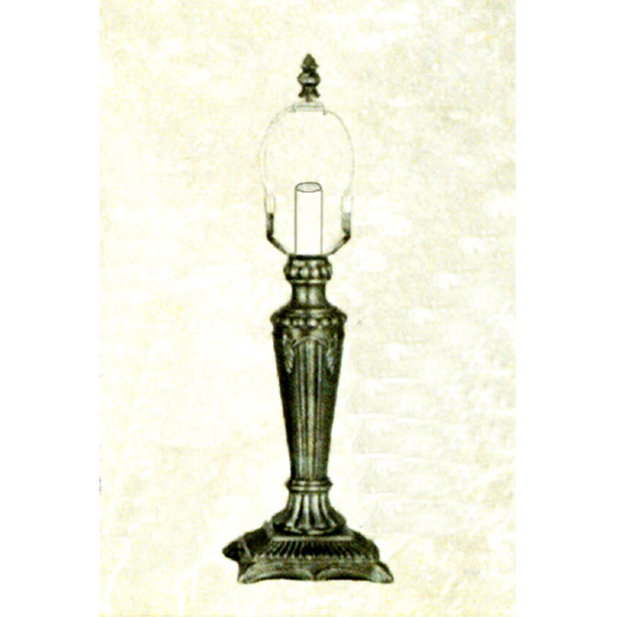 9.5' Mini Fluted Fleur Base