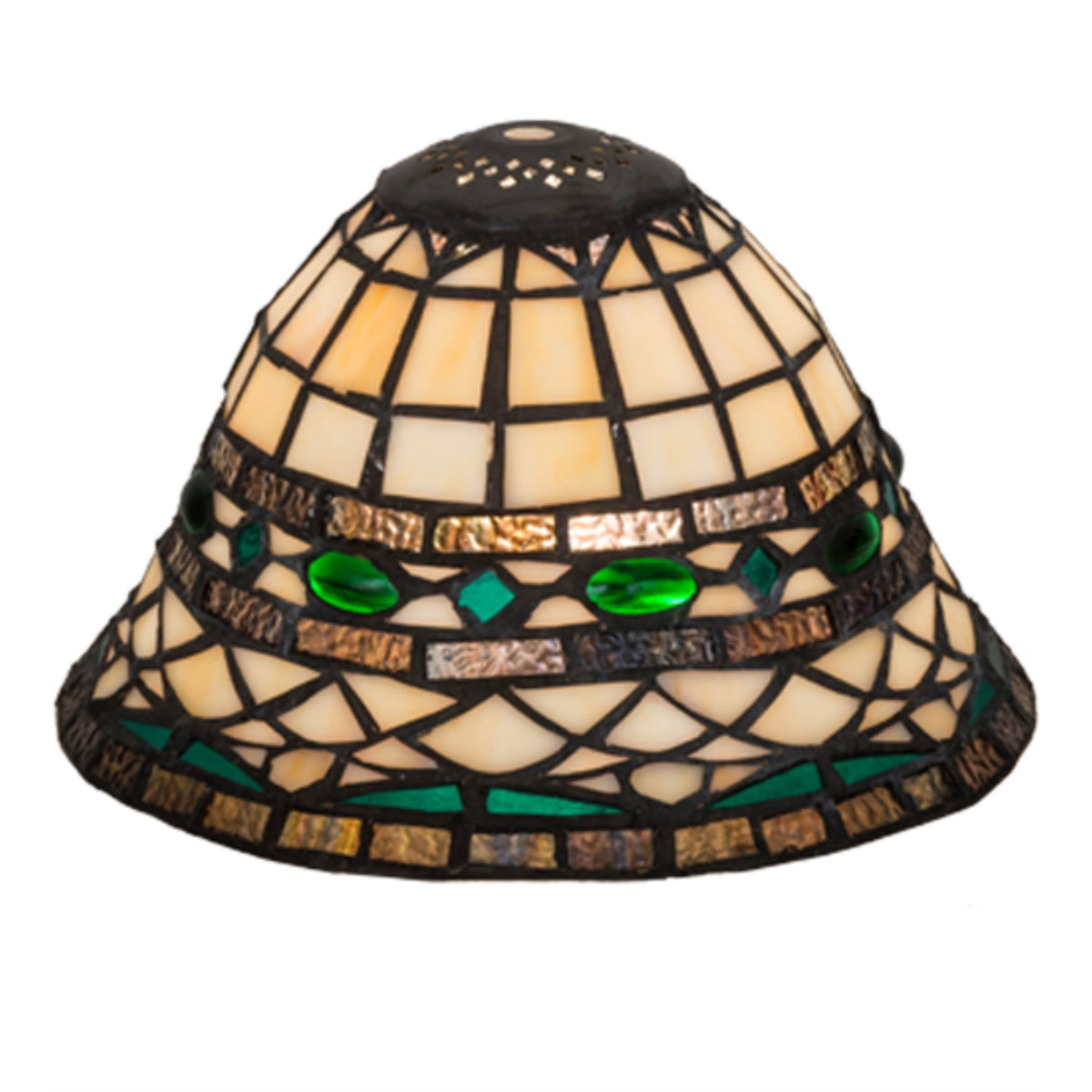 8' Wide Tiffany Roman Shade