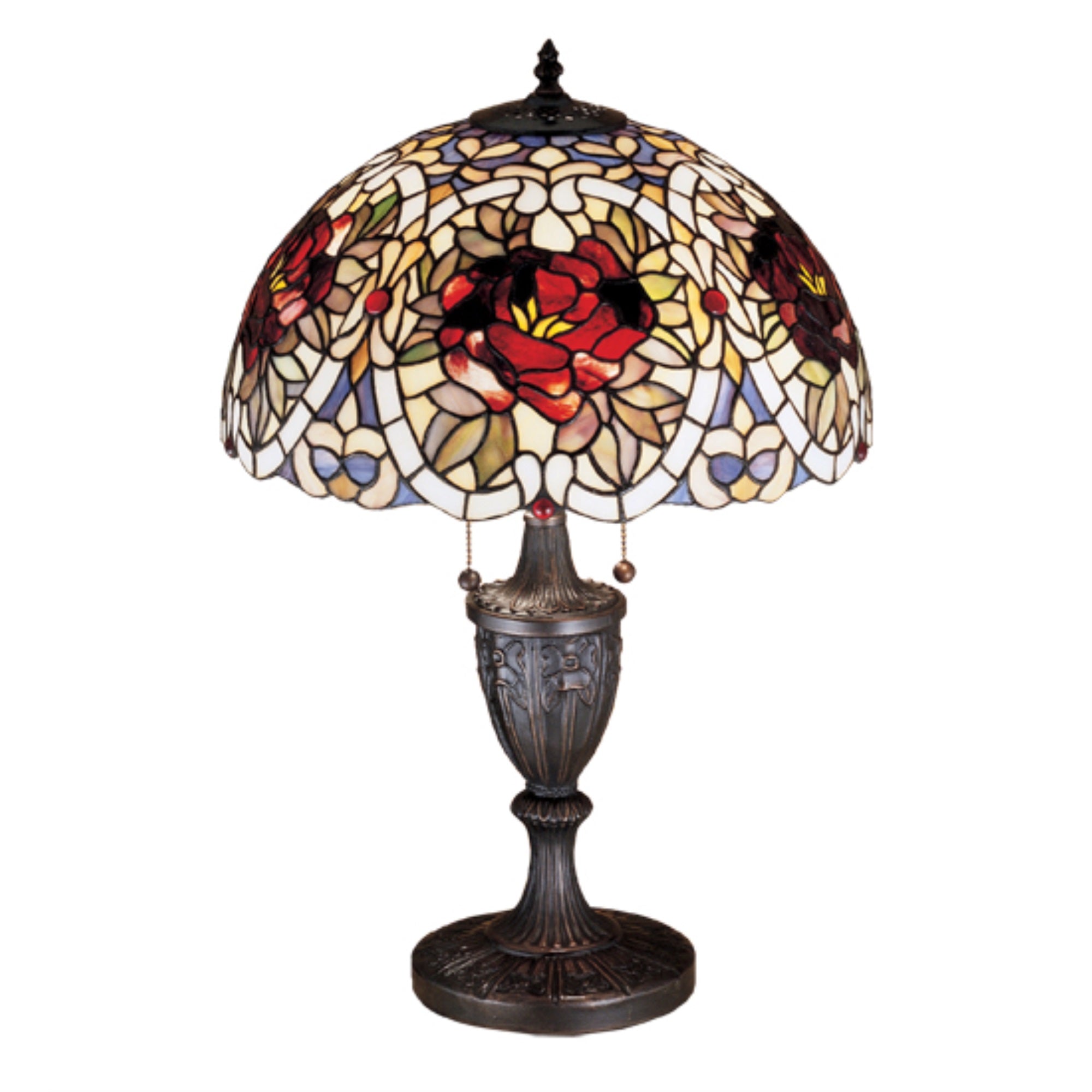 24' High Renaissance Rose Table Lamp