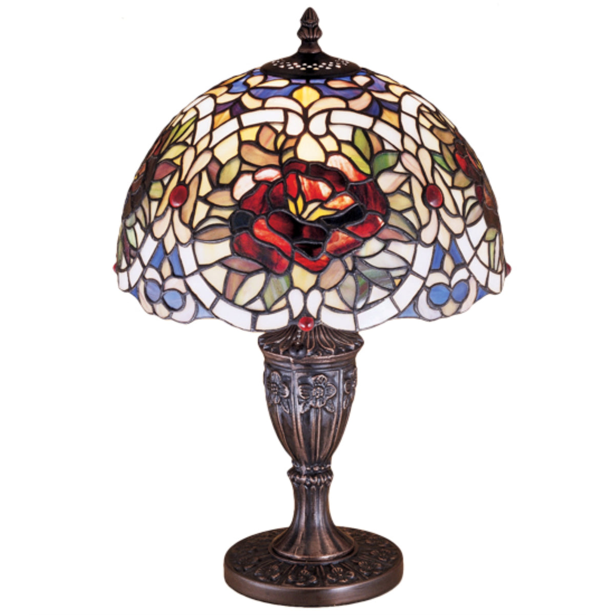 18' High Renaissance Rose Accent Lamp