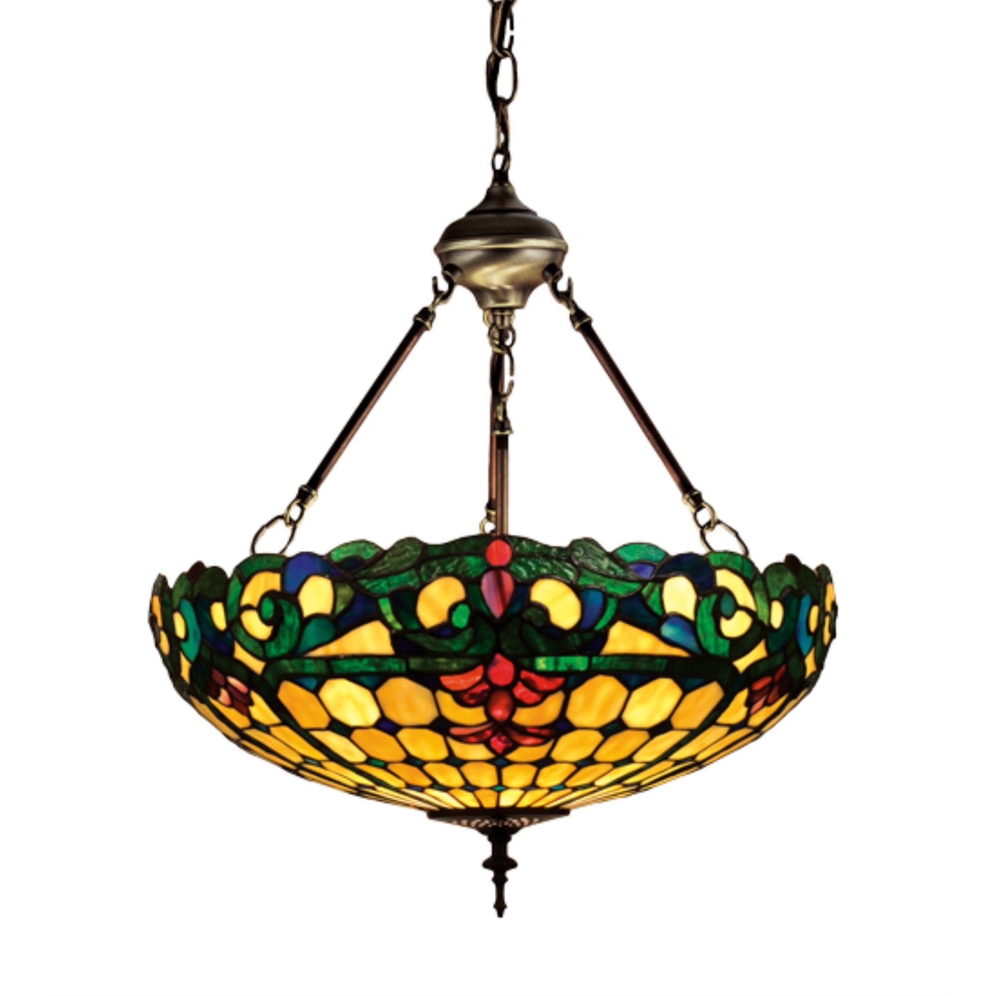 18'W Duffner & Kimberly Colonial Inverted Pendant.603