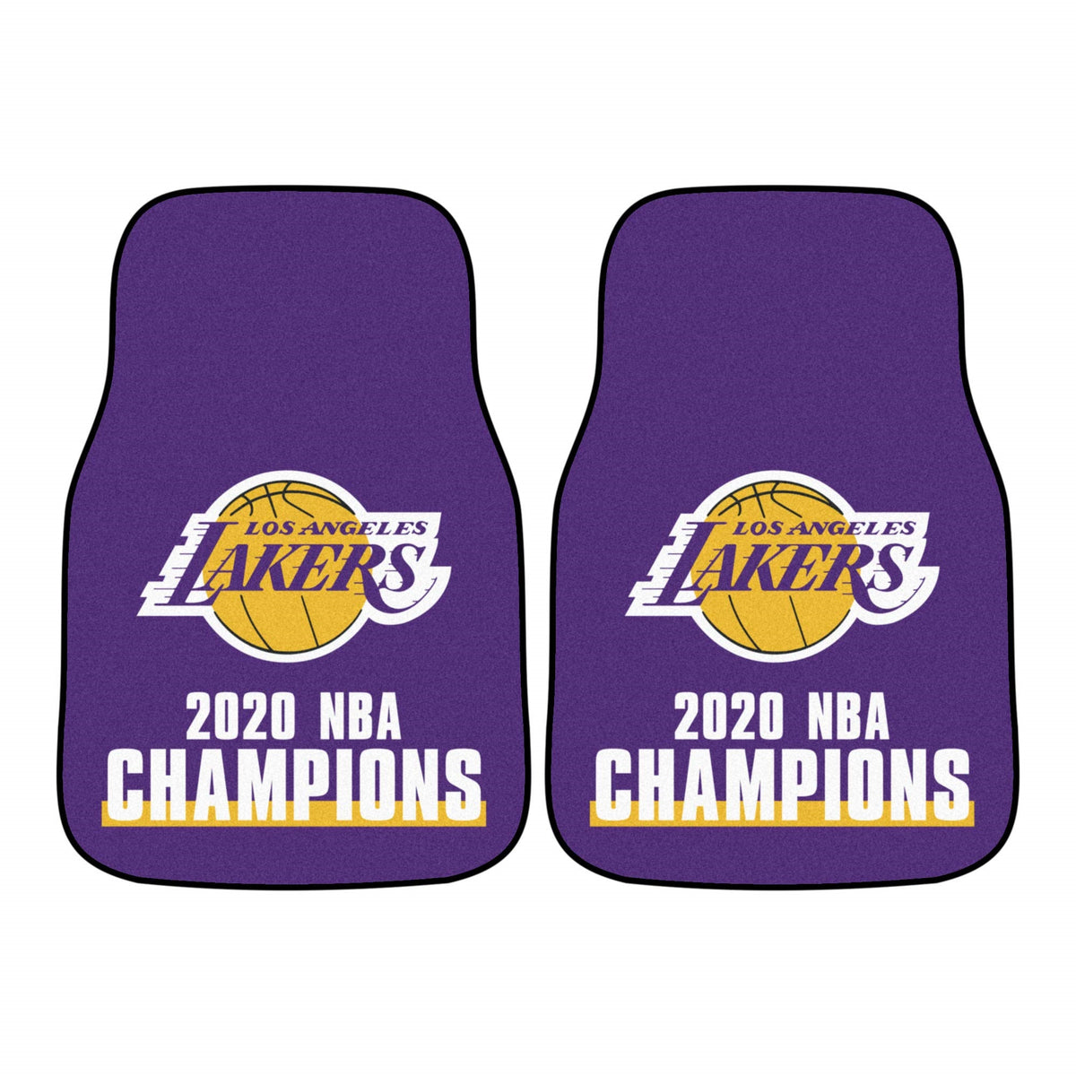 Milwaukee Bucks 2021 Nba Champions Front Carpet Car Mat Set - 2 Pieces