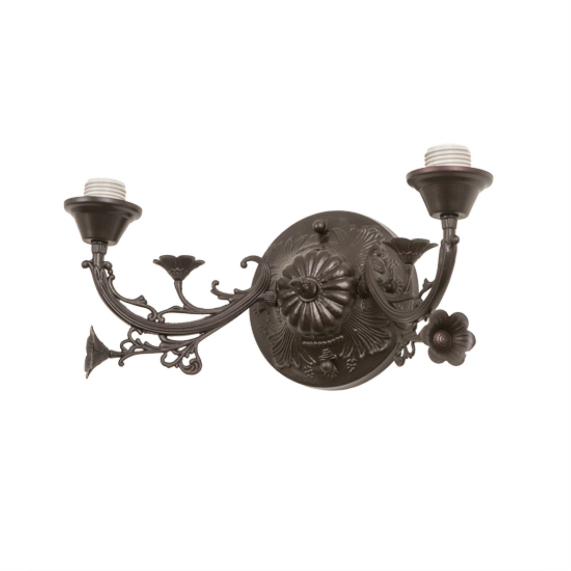 16'W Victorian 2 Lt Wall Sconce Hardware