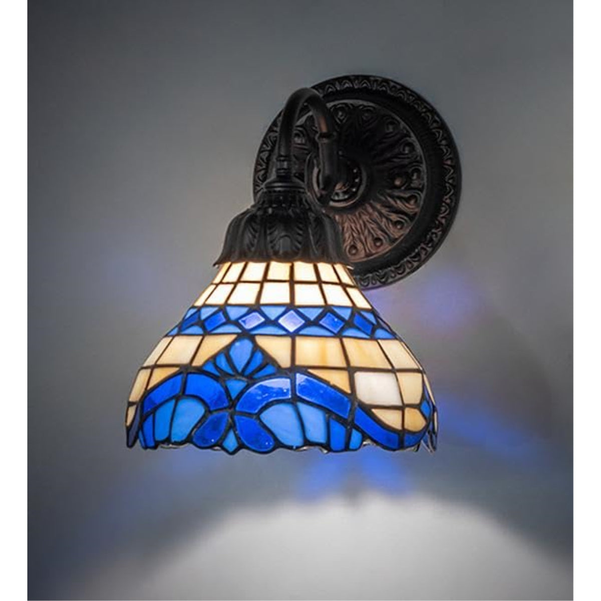 7' Wide Baroque Wall Sconce