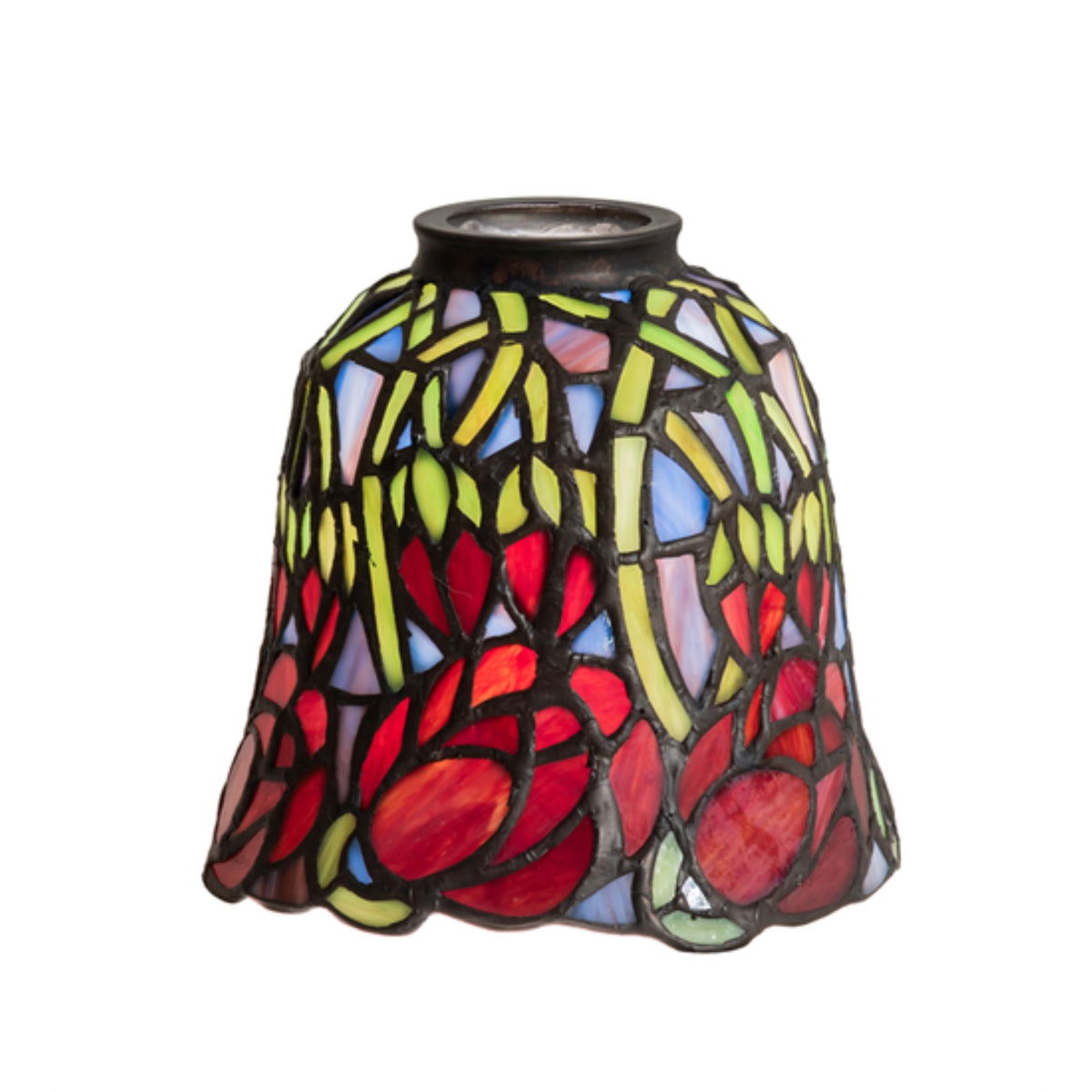 5'W Red Rosebud Shade