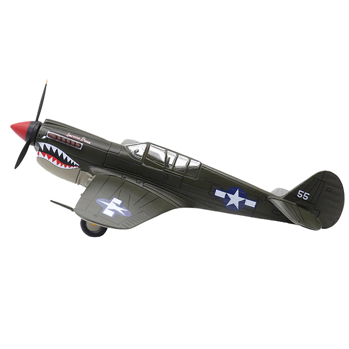 Curtiss P-40N Warhawk Fighter Aircraft 'American Dream National Warplane Museum' United States Army Air Forces 1/72 Diecast Model By Militaria Die Cast