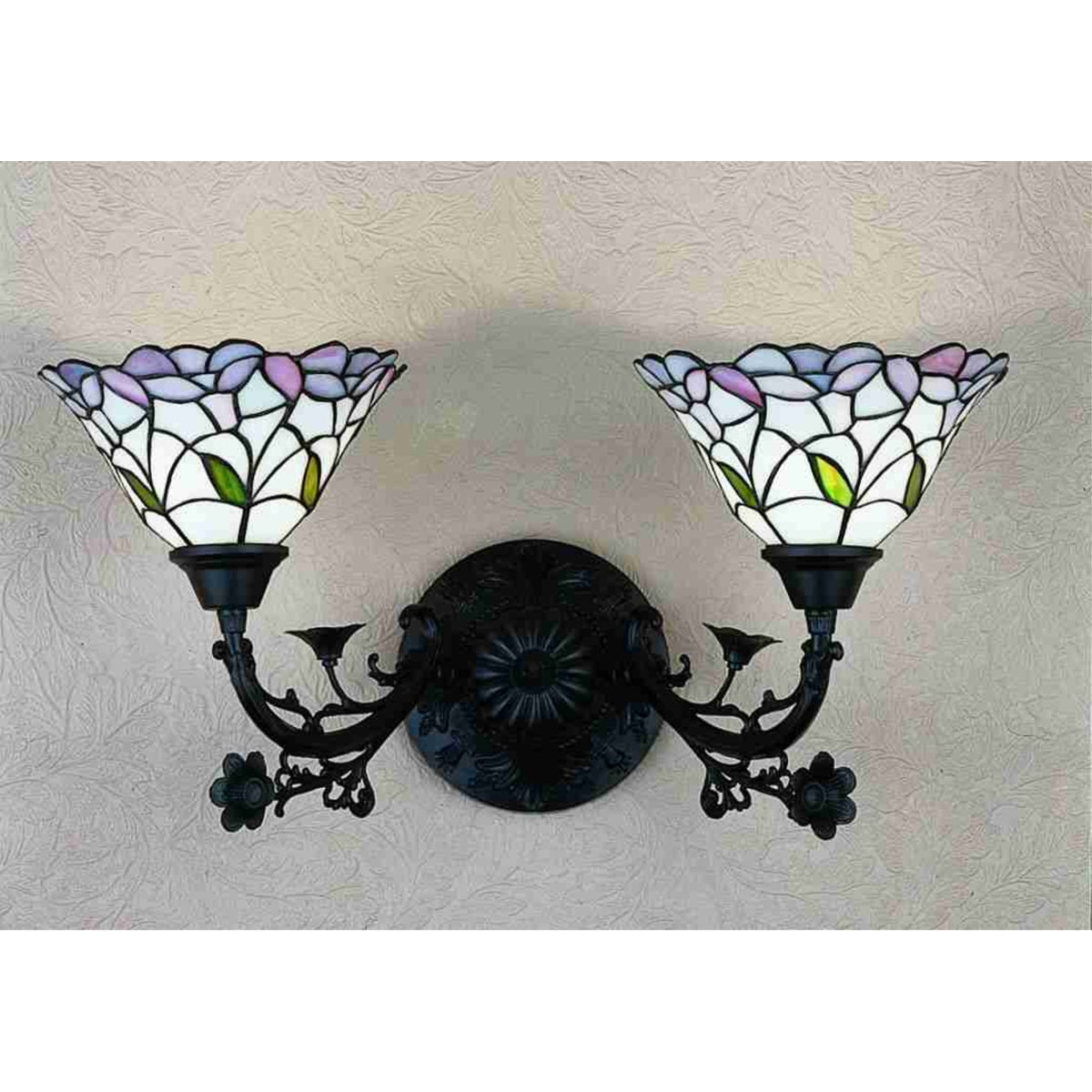 12.5'W Daffodil Bell 2 Lt Wall Sconce.613