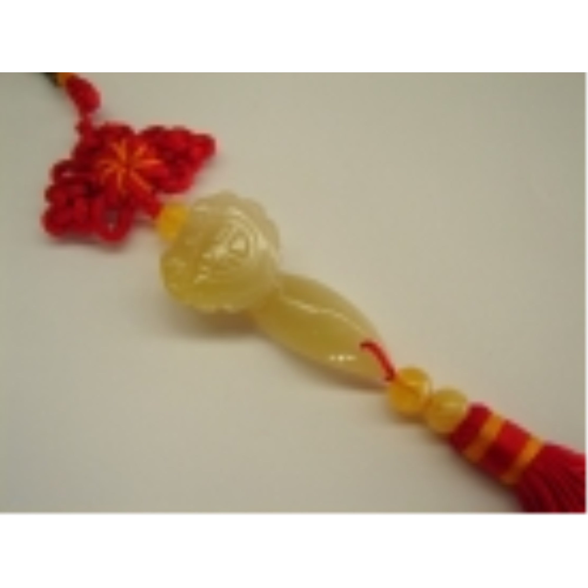Yellow Jade Ru Yi Charm