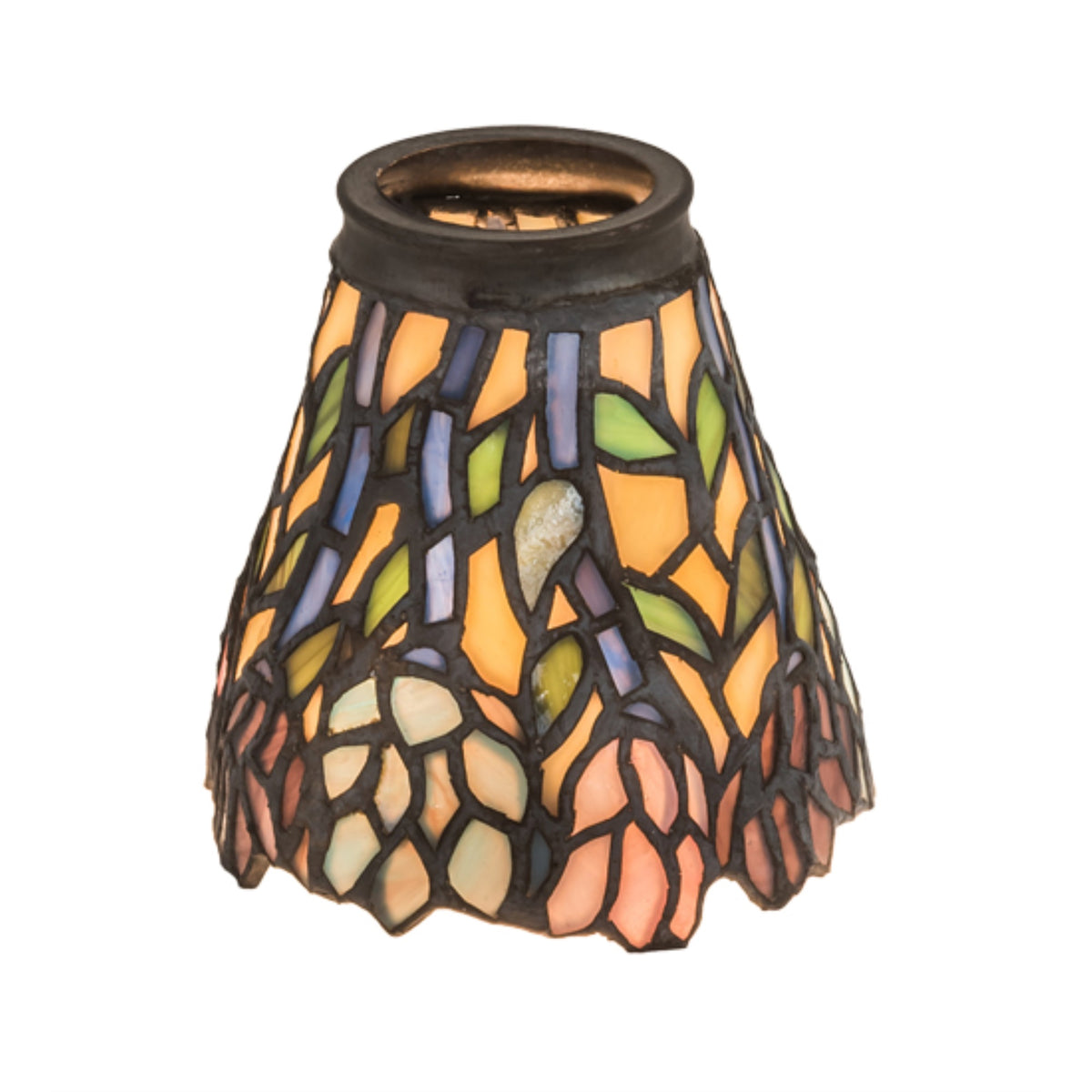 4'W Wisteria Fan Light Shade