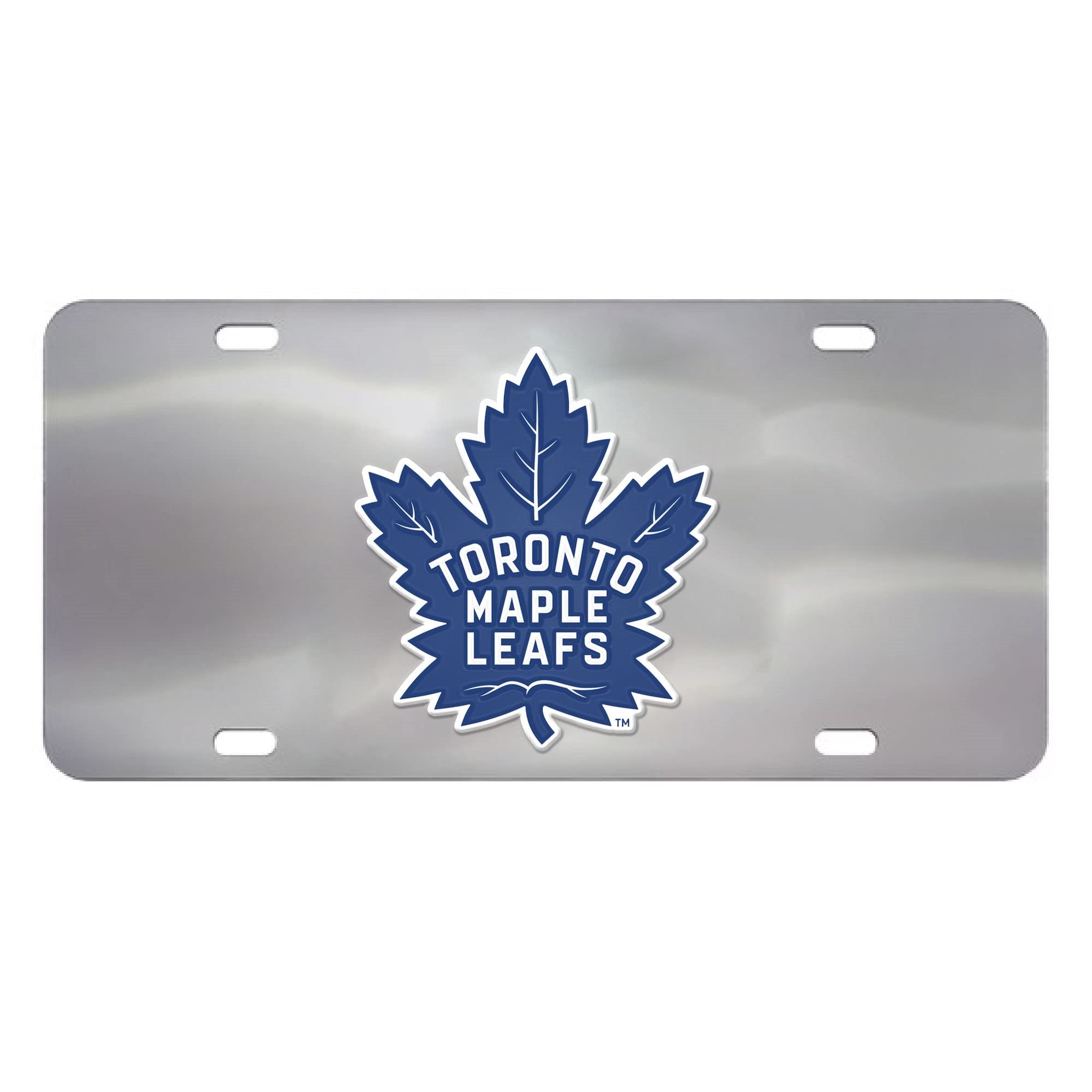 Toronto Maple Leafs 3D Stainless Steel License Plate