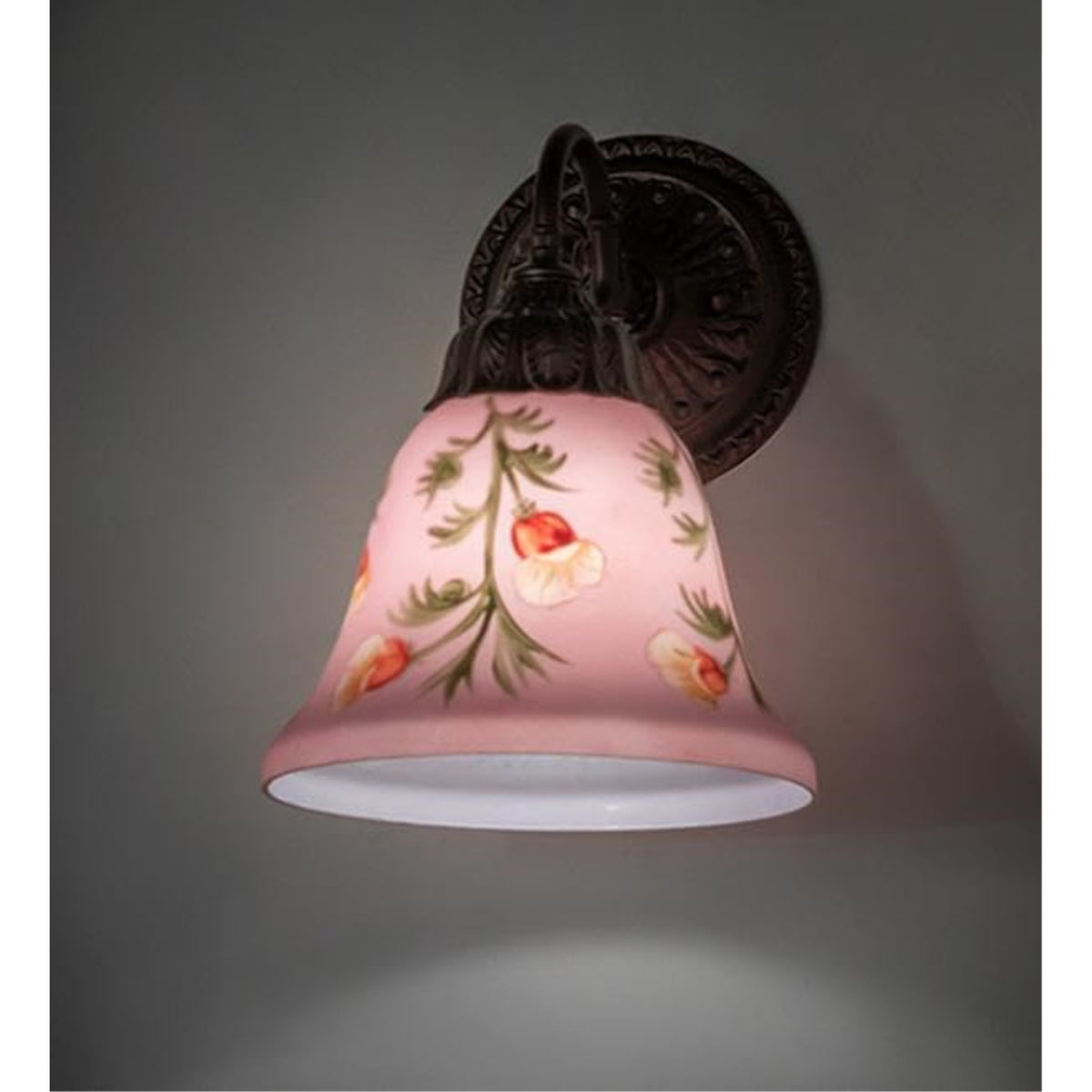 8' Wide Bell Flower Wall Sconce