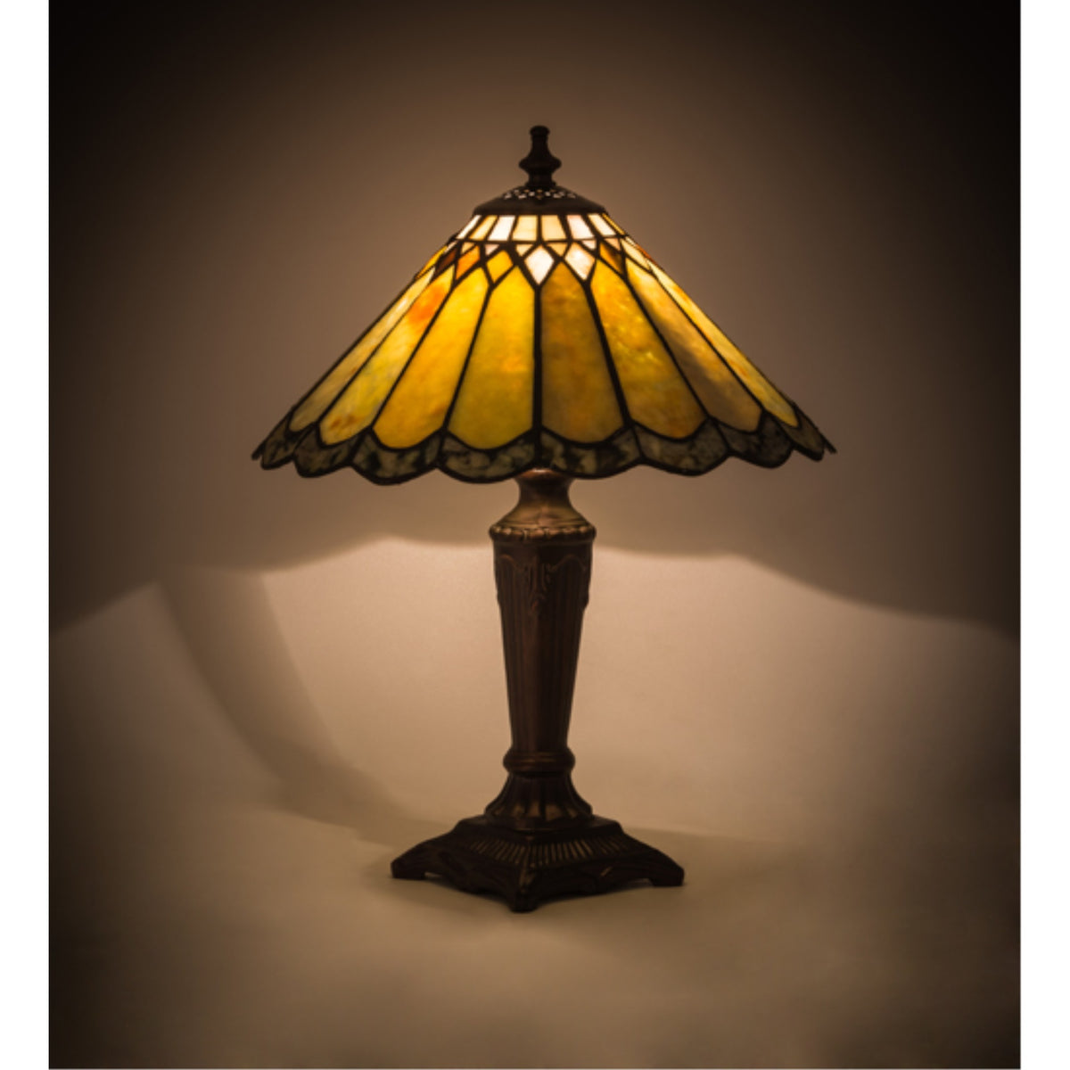 15.5'H Carousel Jadestone Accent Lamp