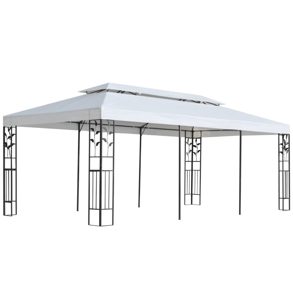 Vidaxl Gazebo 9.8'X19.7' White