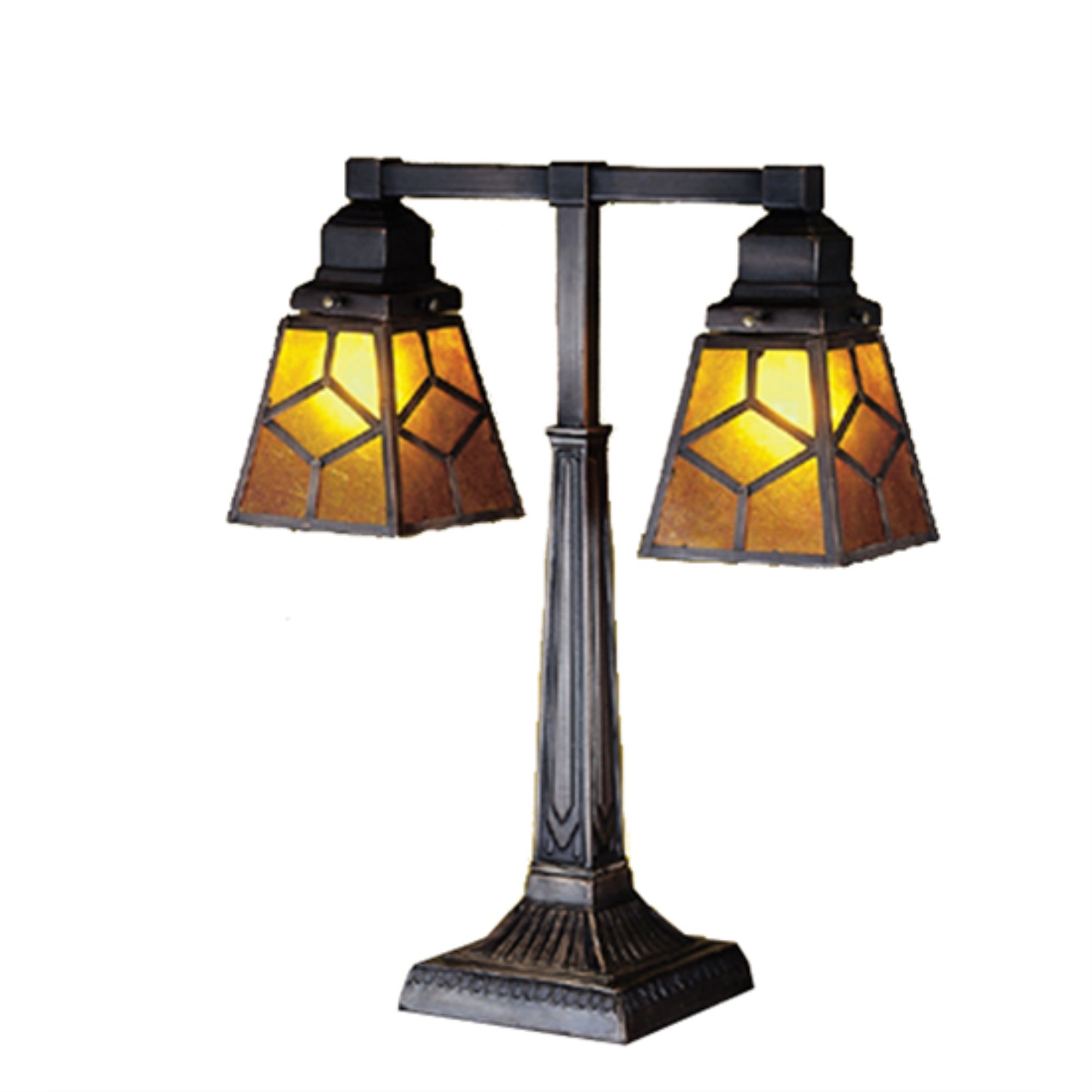 20' High Diamond Craftsman 2 Arm Desk Lamp