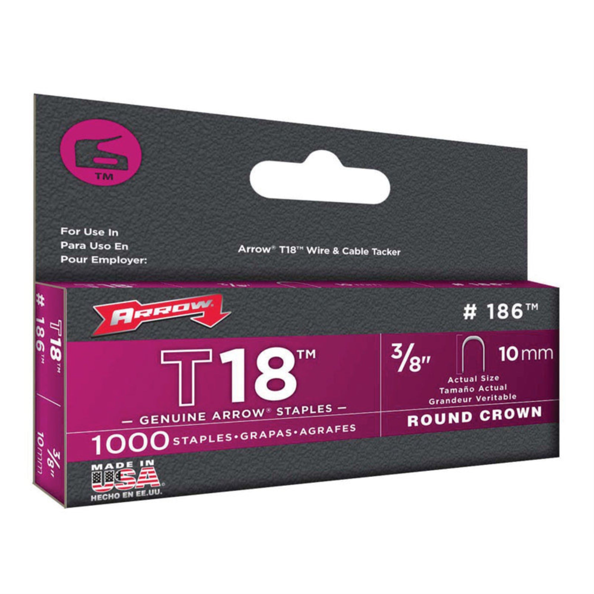Staple T18 3/8 (Pack Of 5)