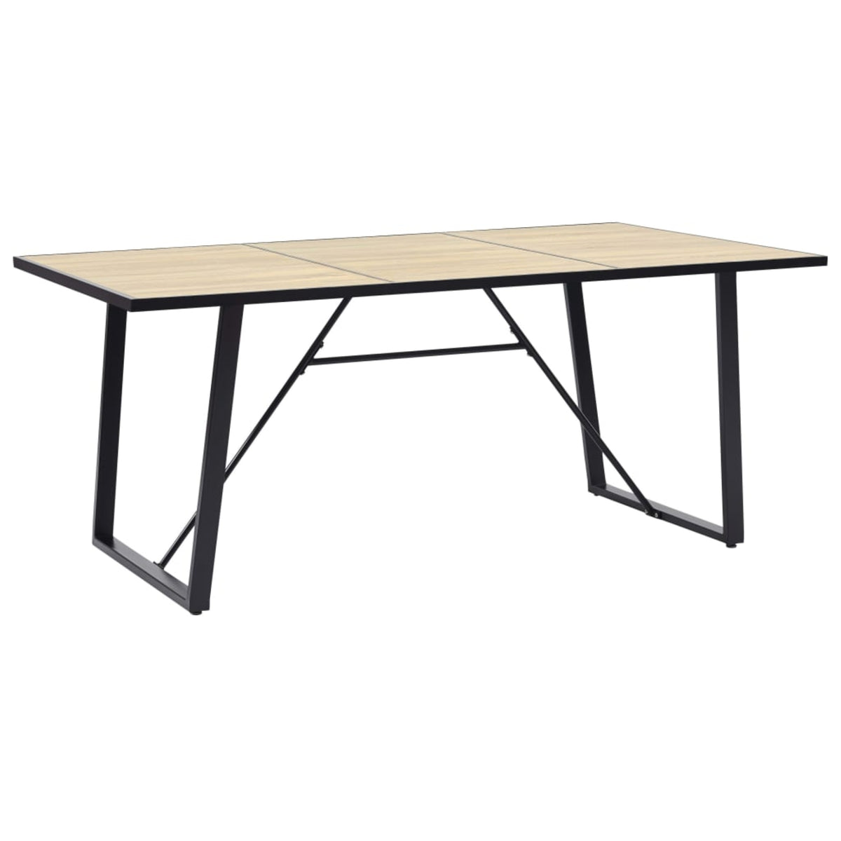 Vidaxl Dining Table Oak 78.7'X39.4'X29.5' Mdf