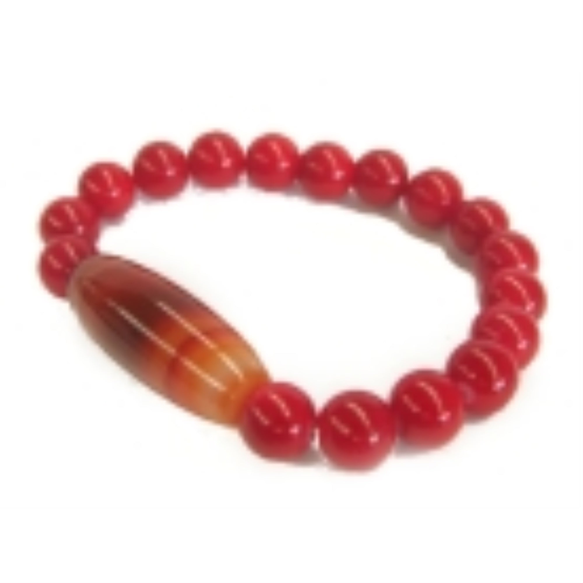 Carnelian Beaded Bracelet