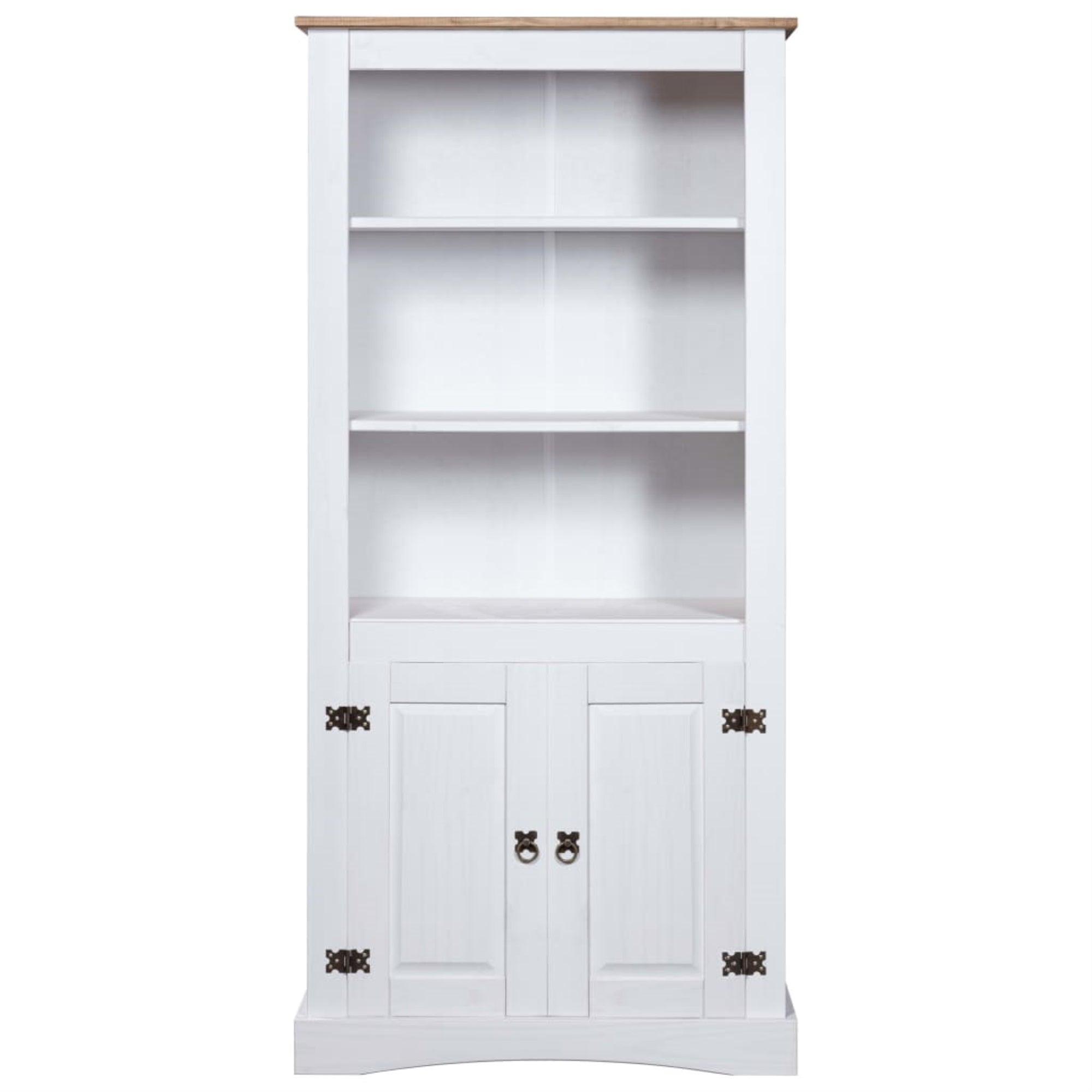 Vidaxl Cupboard Mexican Pine Corona Range White 31.5'X15.7'X66.9'