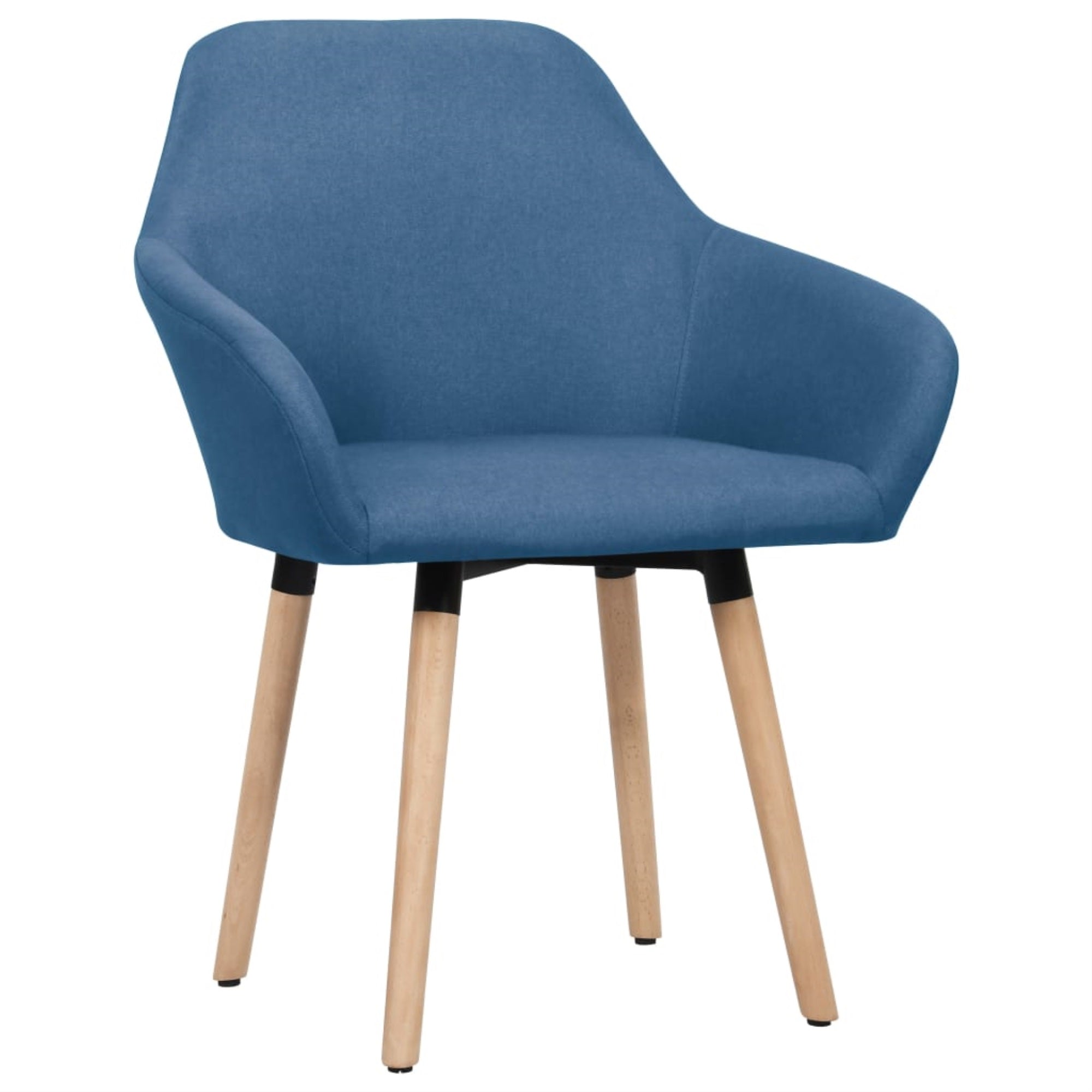 Vidaxl Dining Chairs 2 Pcs Blue Fabric